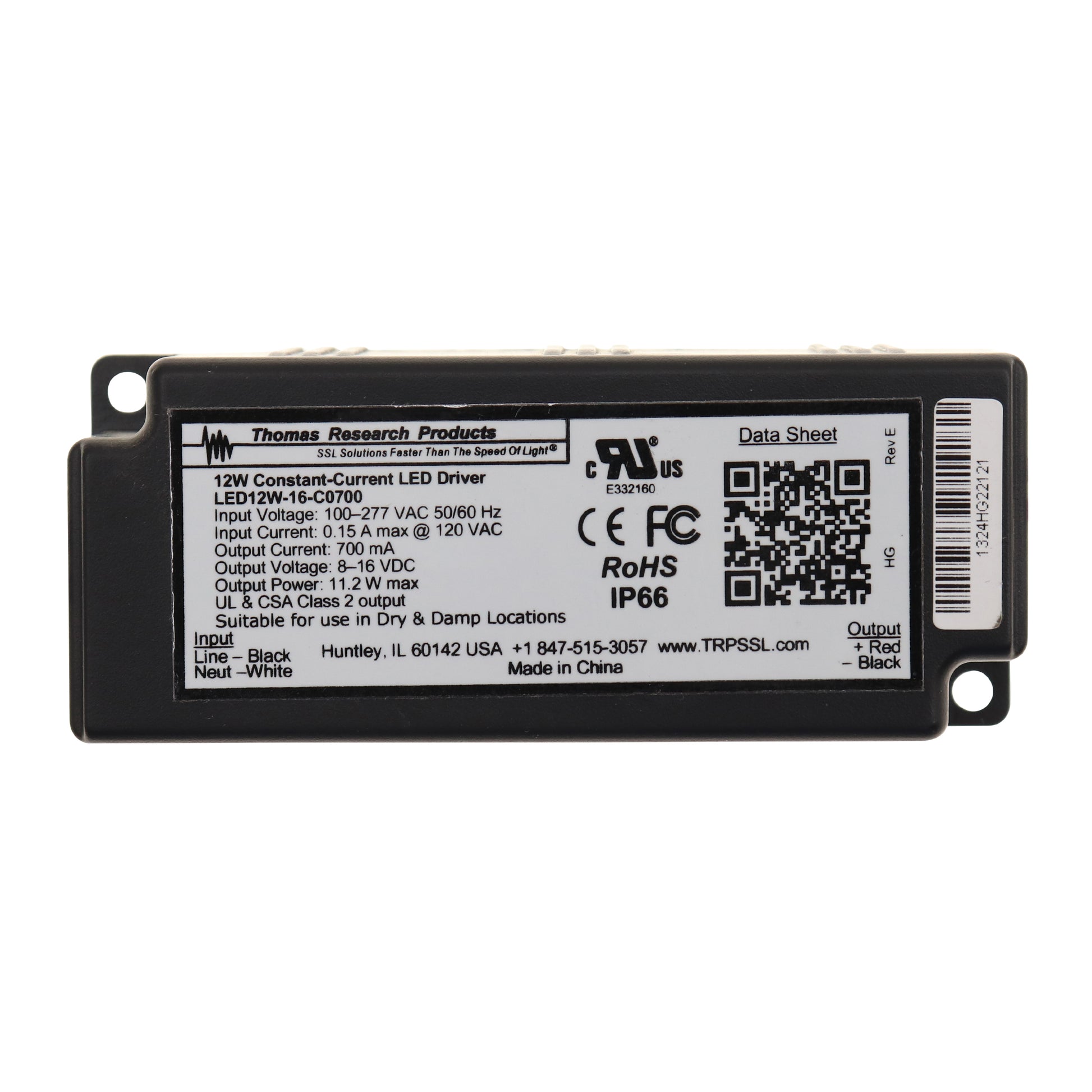 Thomas Research Products LED12W-16-C0700