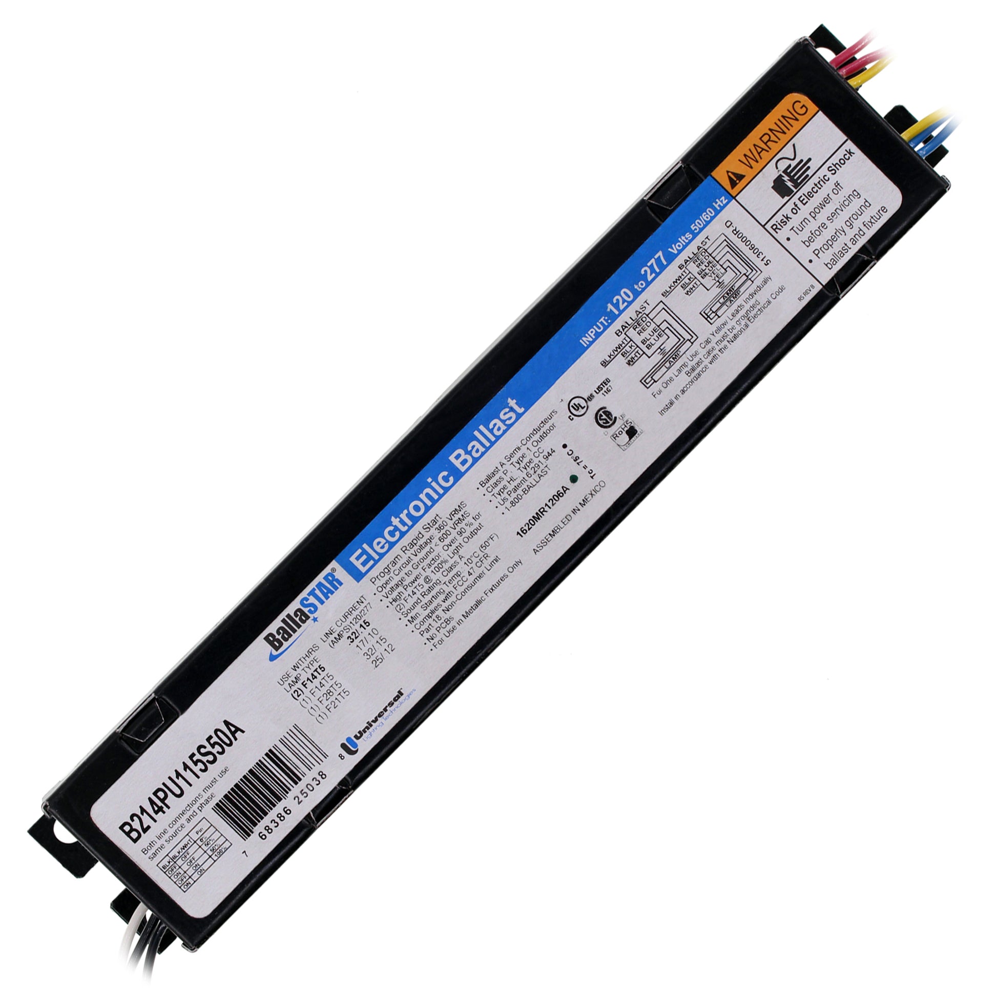 Universal Ballast B214PU115S50A