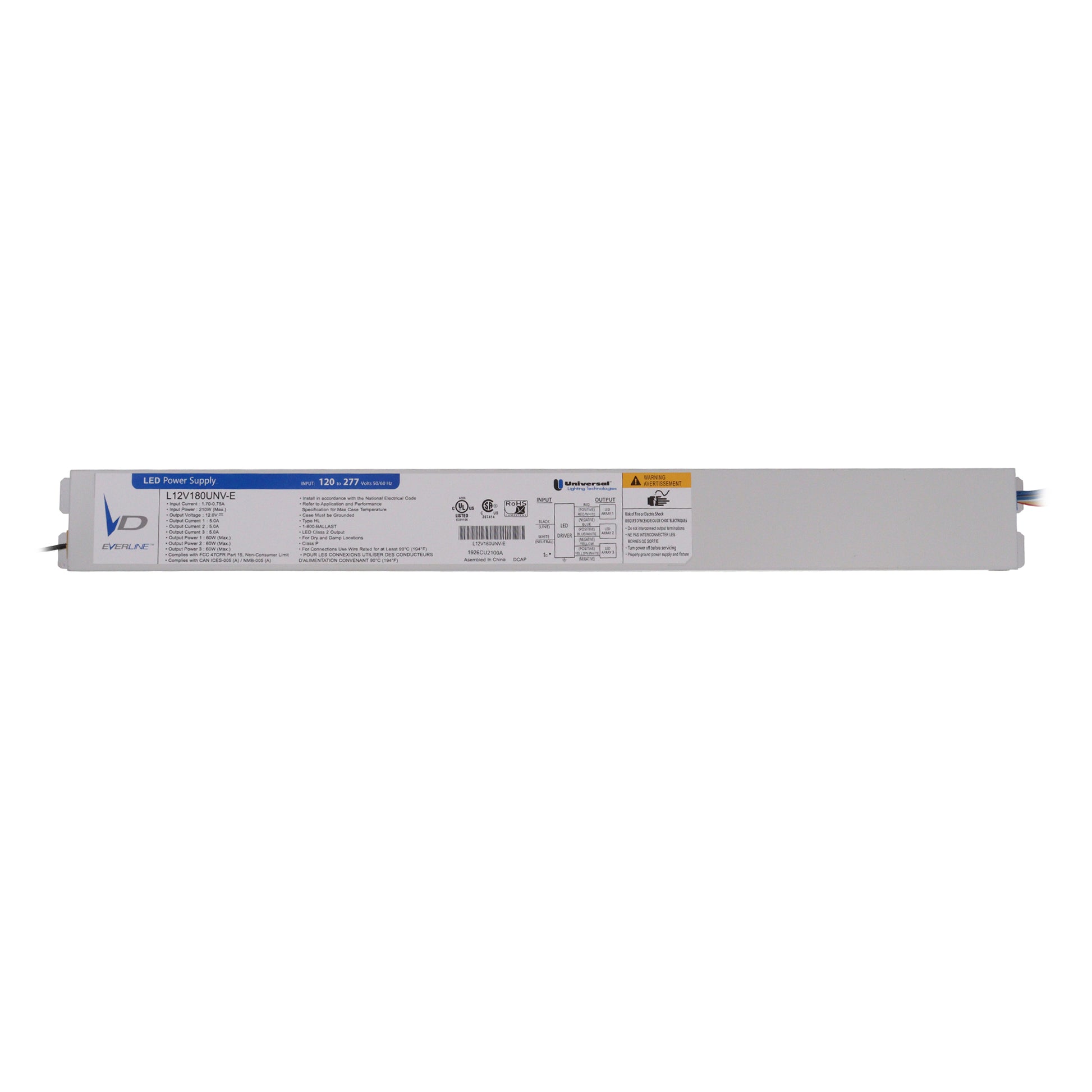 Universal Lighting Technologies L12V180UNV-E