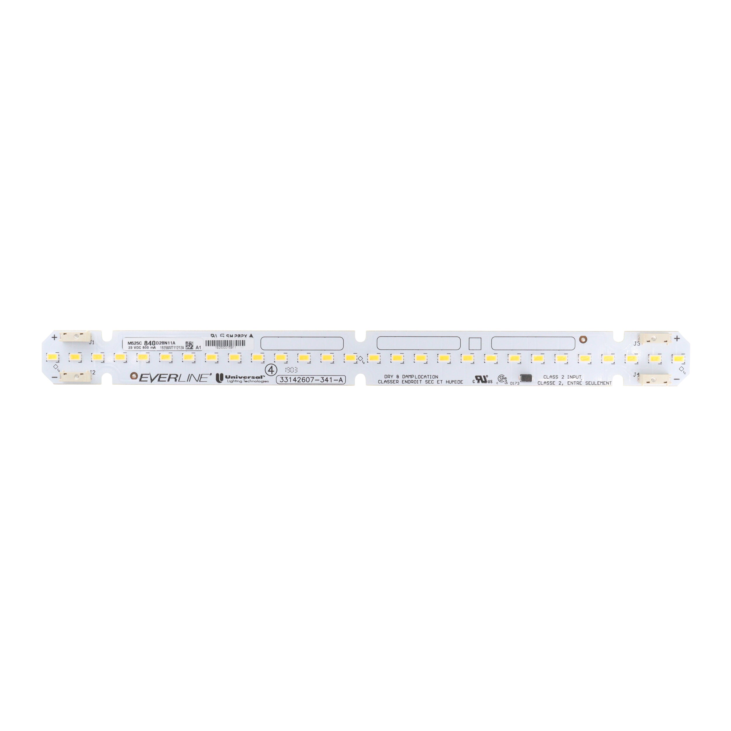 UNIVERSAL M525C840D28N11A0C LINEAR LED SMD MODULE, 28-LED, 600MA, 23V ...