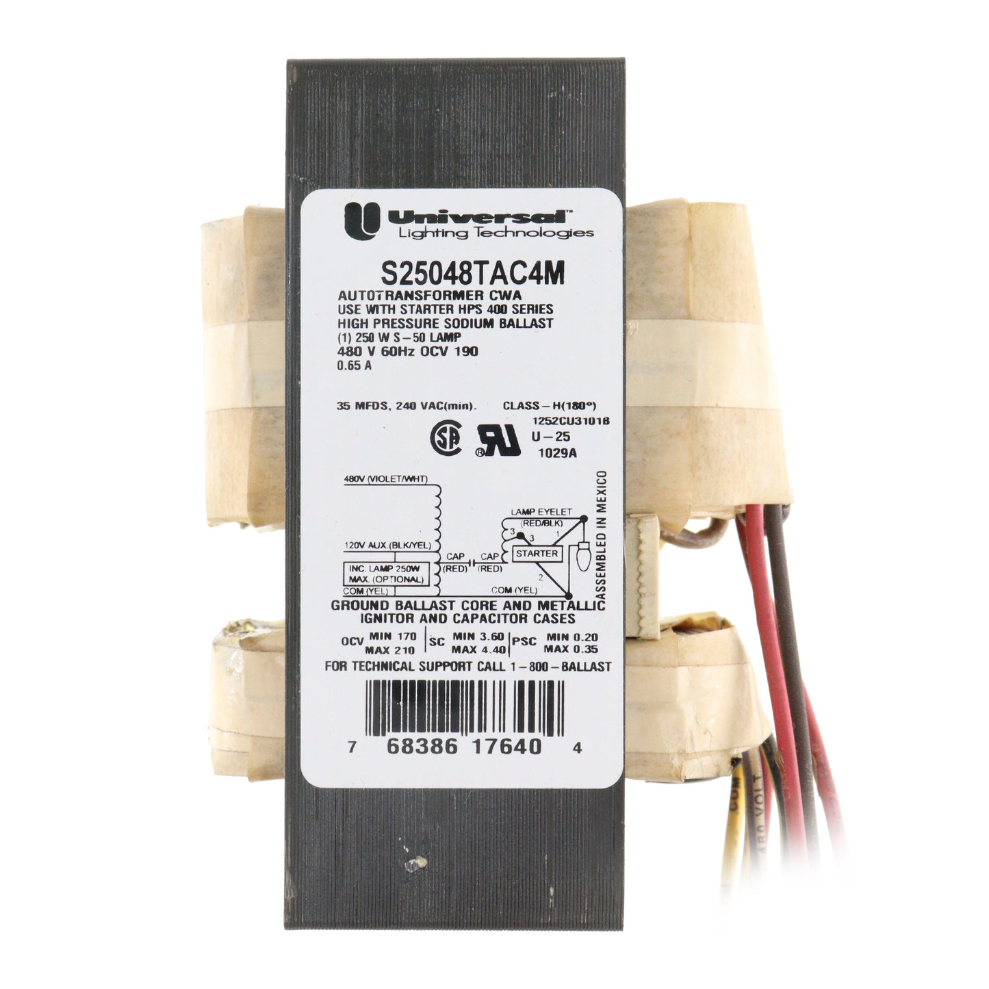Universal Lighting Technologies S25048TAC4M-500C