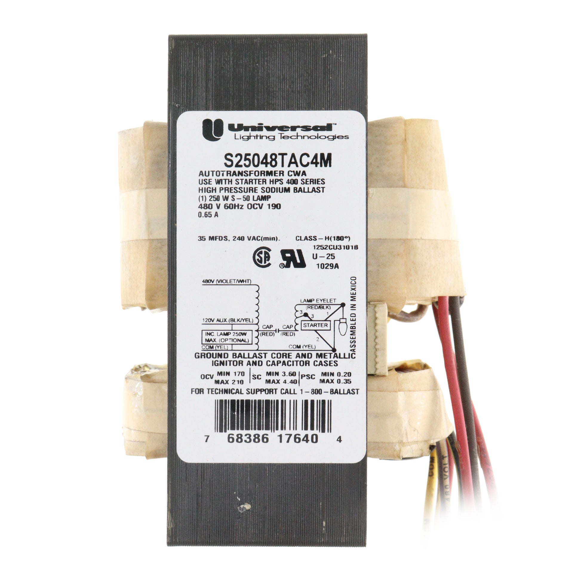 Universal Lighting Technologies S25048TAC4M-500C
