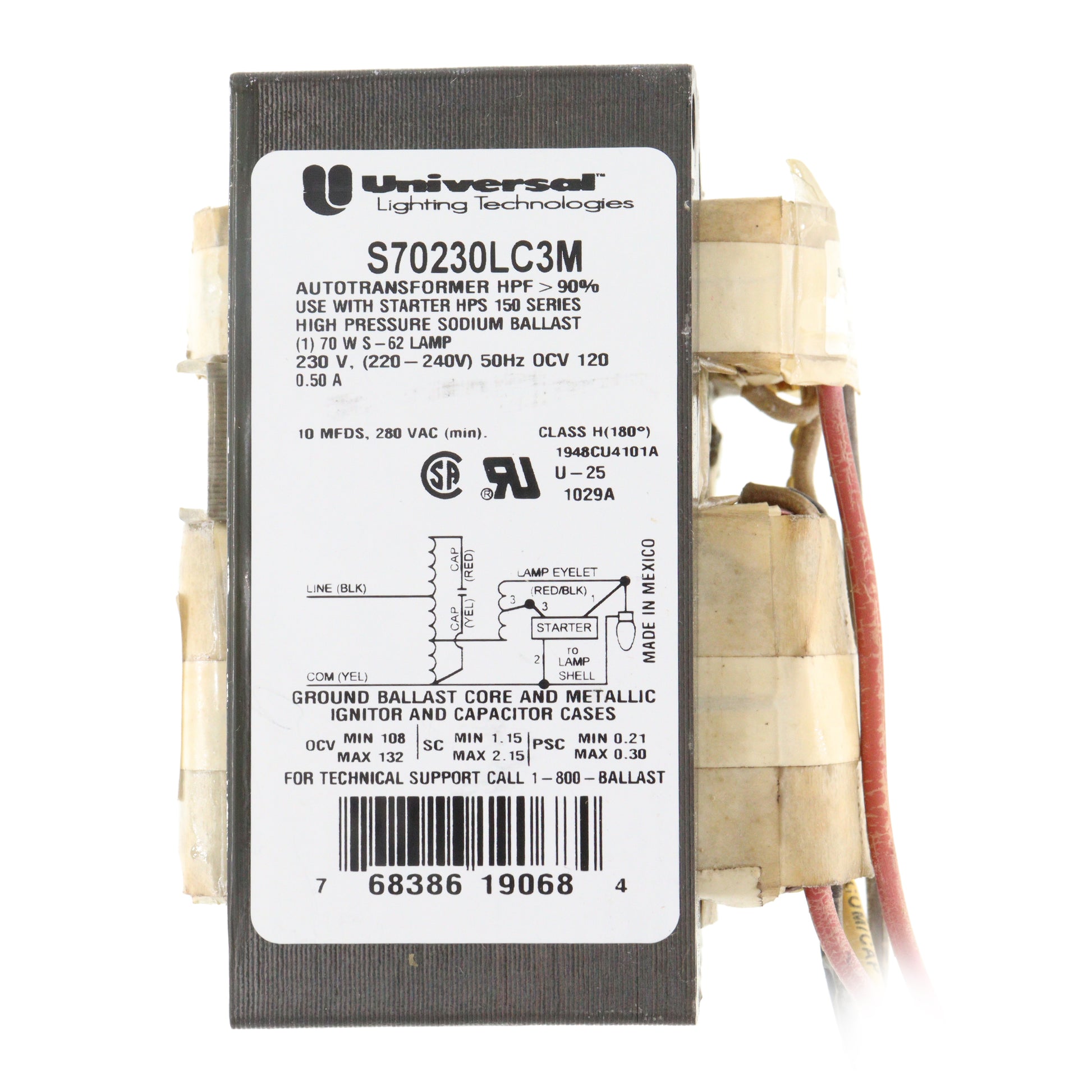 Universal Lighting Technologies S70230LC3M-500C