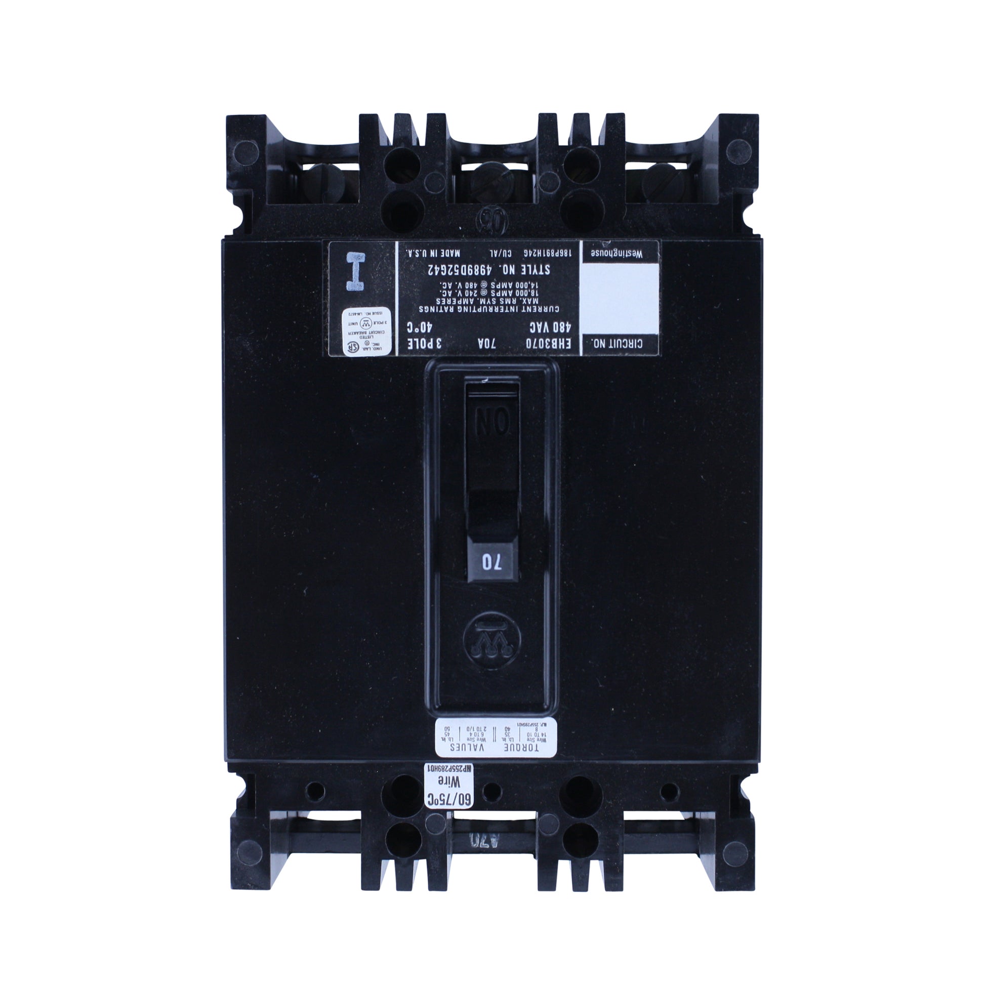 Westinghouse EHB3070