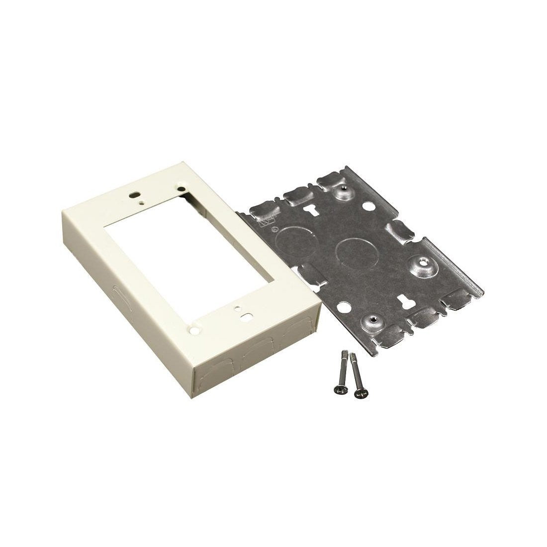 Wiremold V5741 Switch And Receptacle Box, Single Gang, Ivory – Toomanyamps