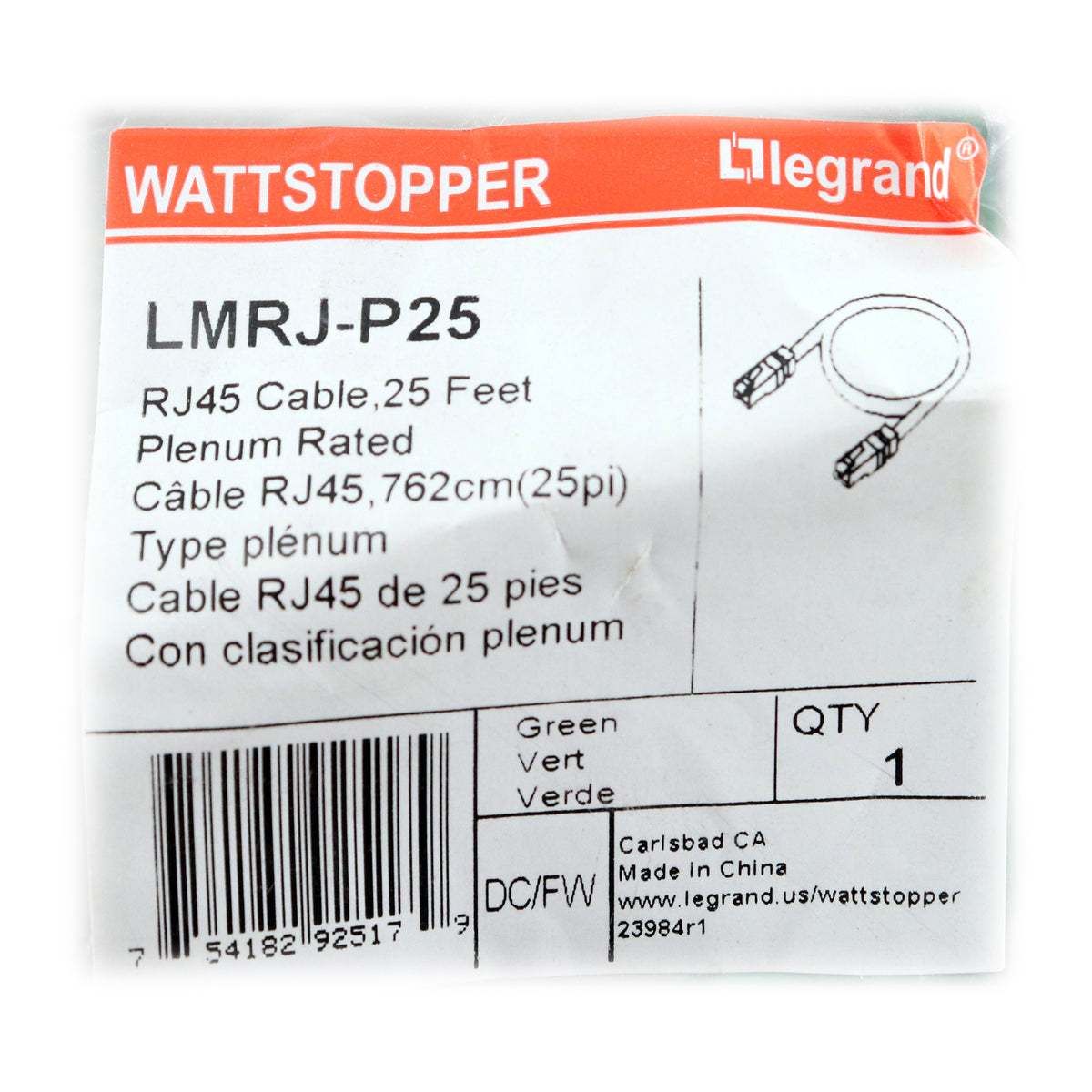 Wattstopper LMRJ-P25