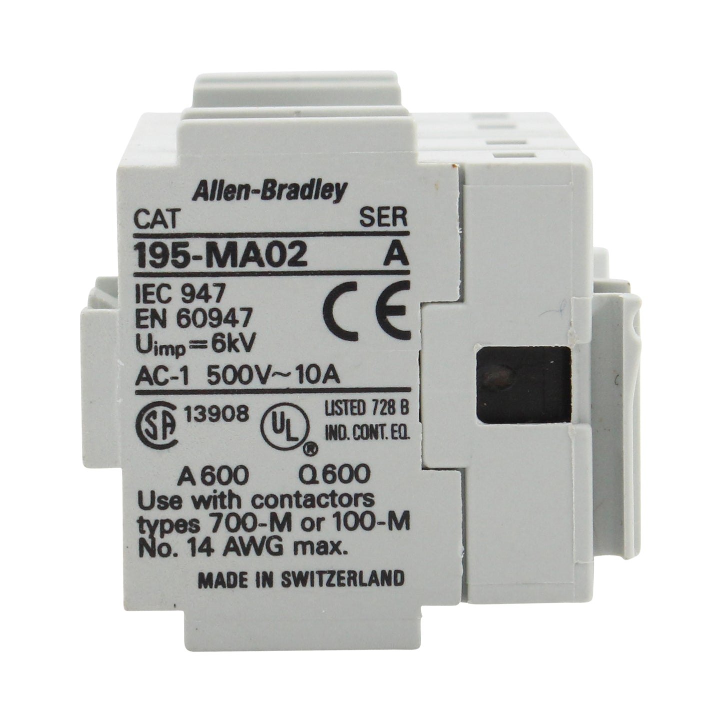 Allen Bradley Group 195-MA02