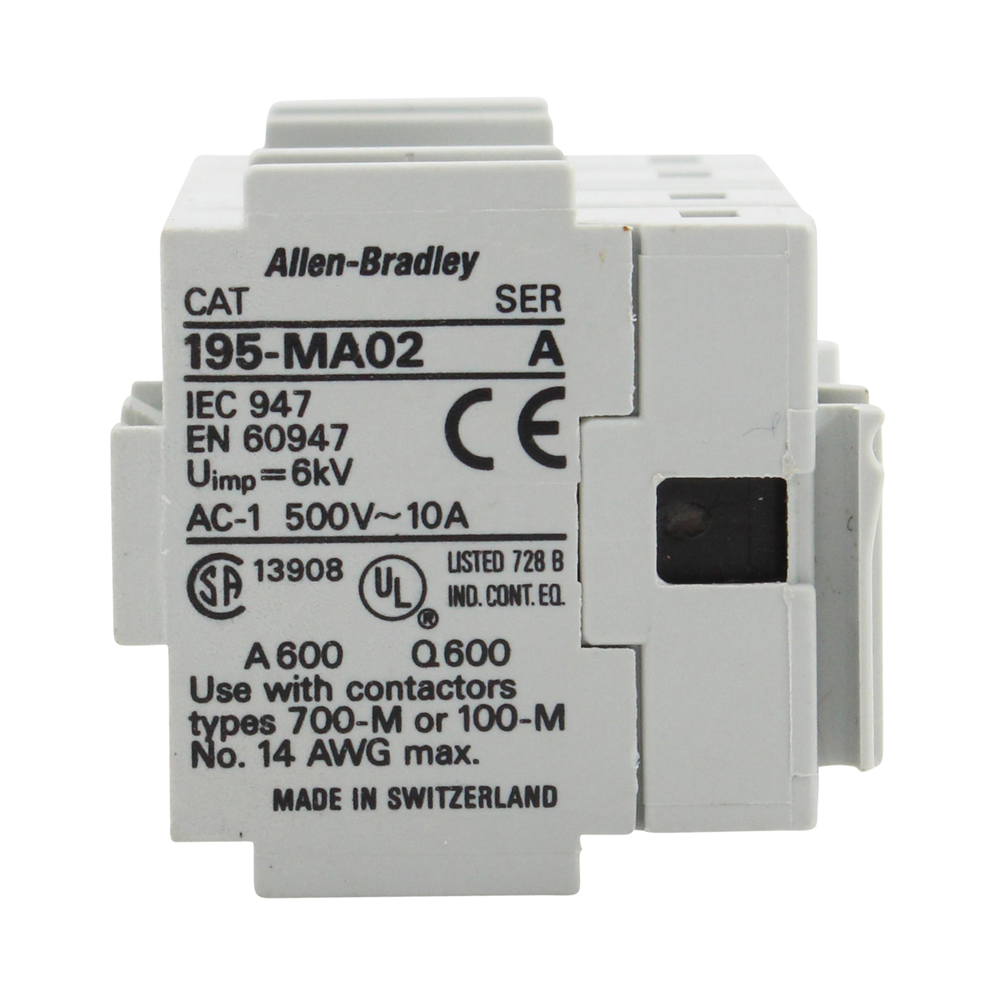 Allen Bradley Group 195-MA02