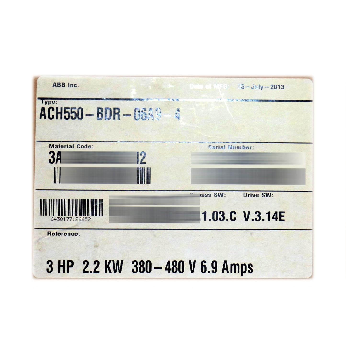ABB Group ACH550-BDR-06A9-4