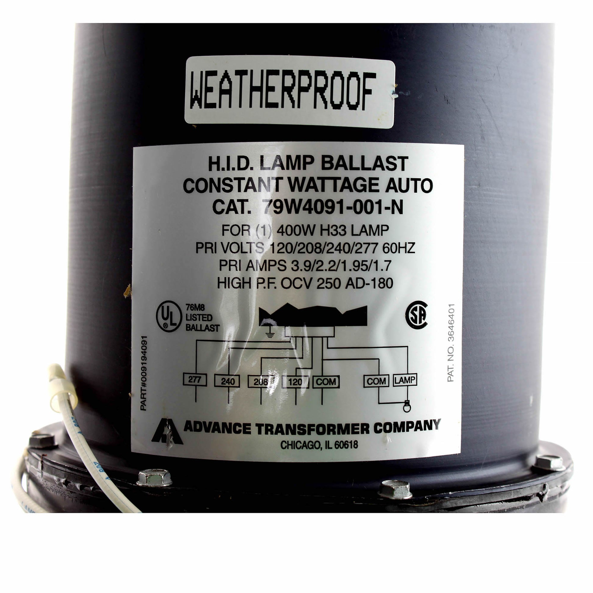 Advance Ballast 79W4091-001-N