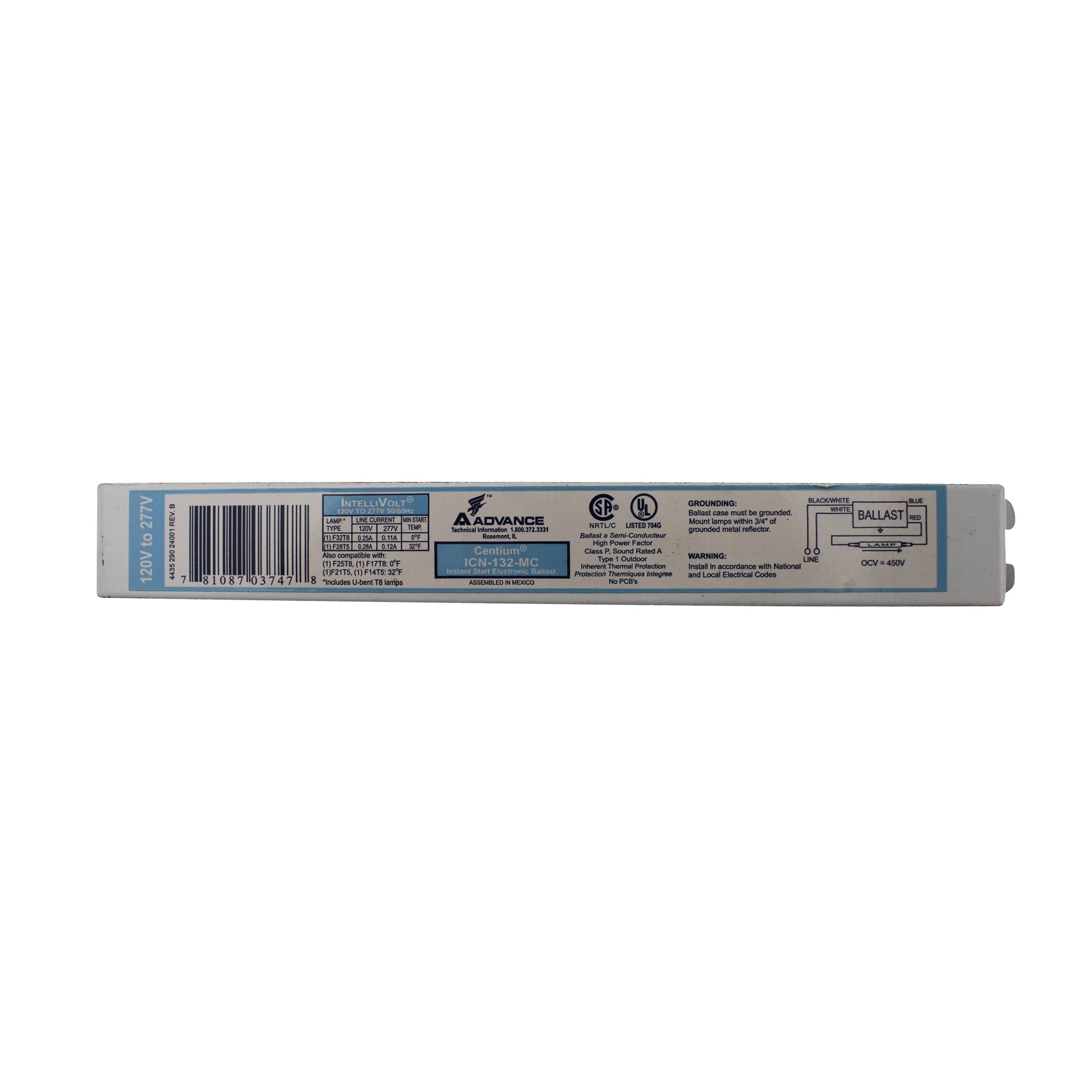 Advance Ballast ICN-132-MC