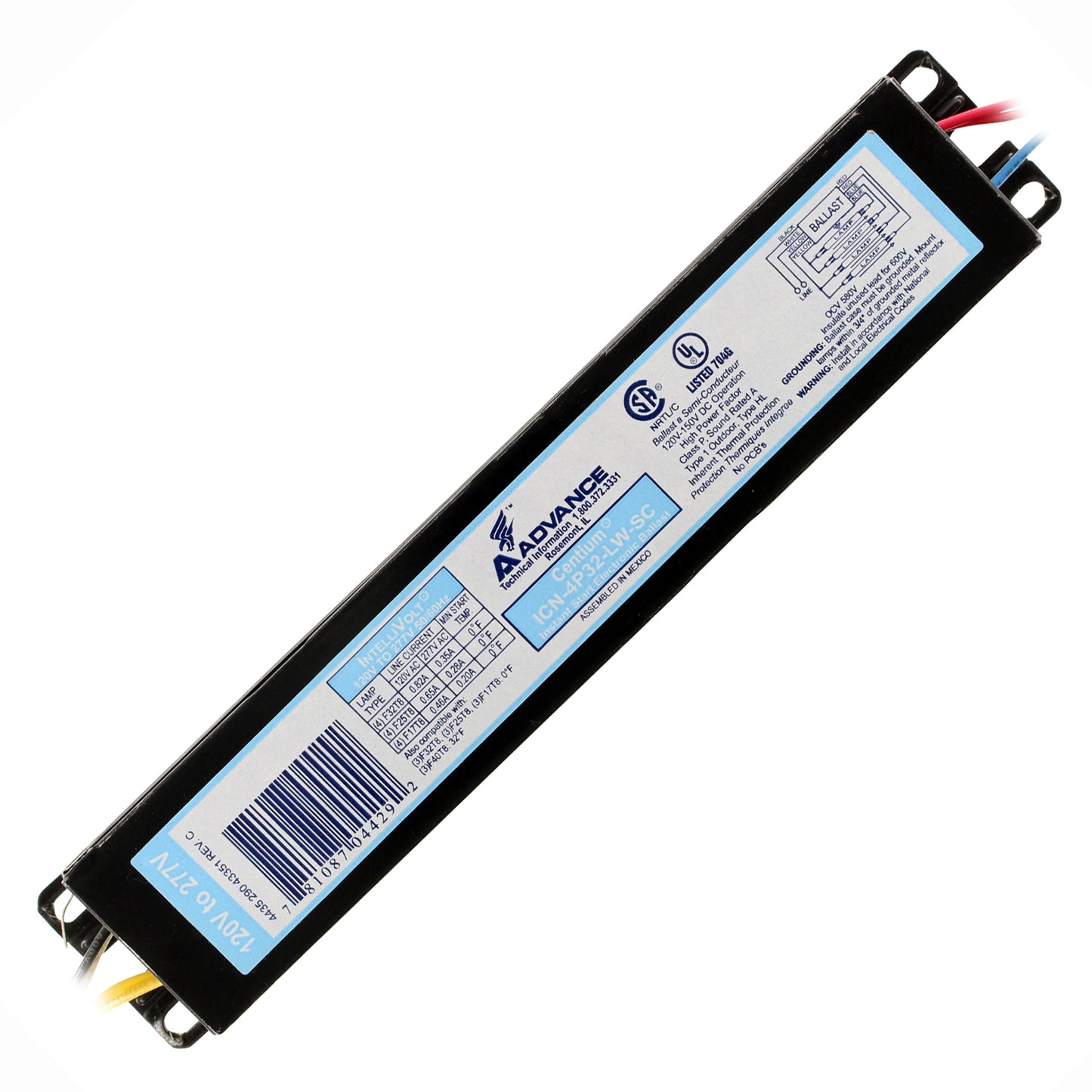 Advance Ballast ICN-4P32-LW-SC