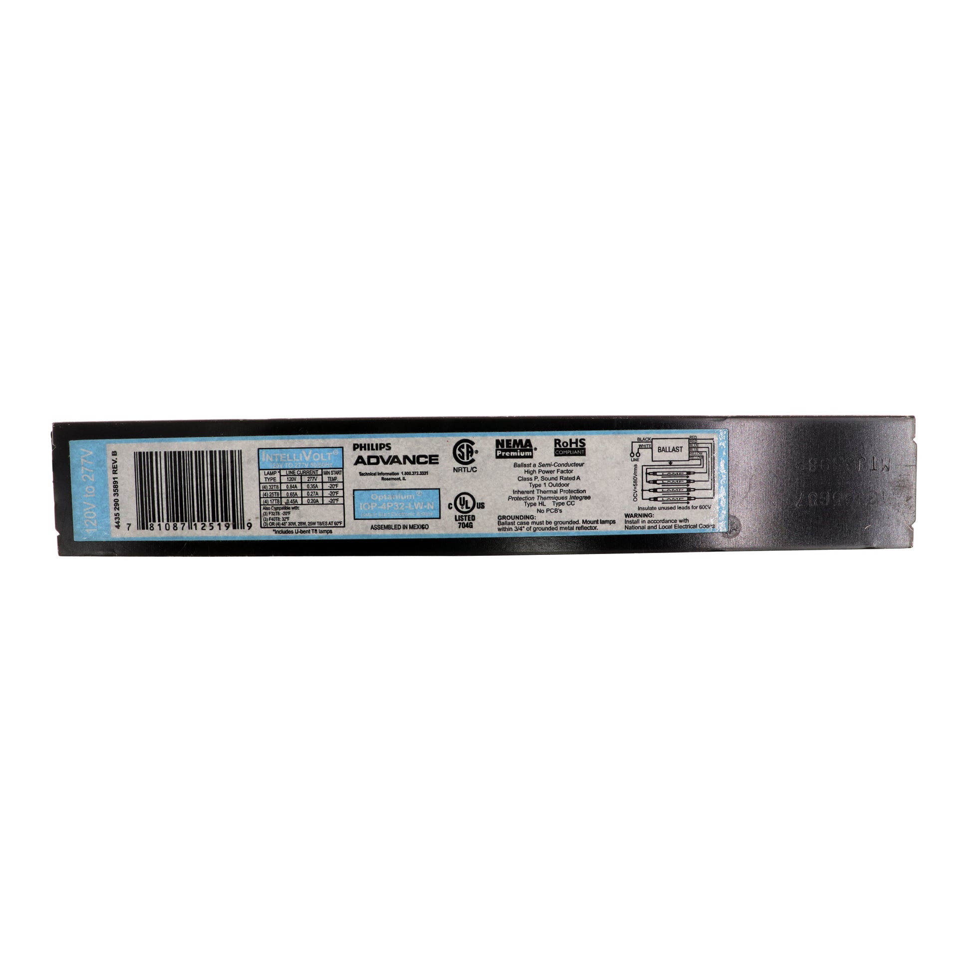 Advance Ballast IOP-4P32-LW-N