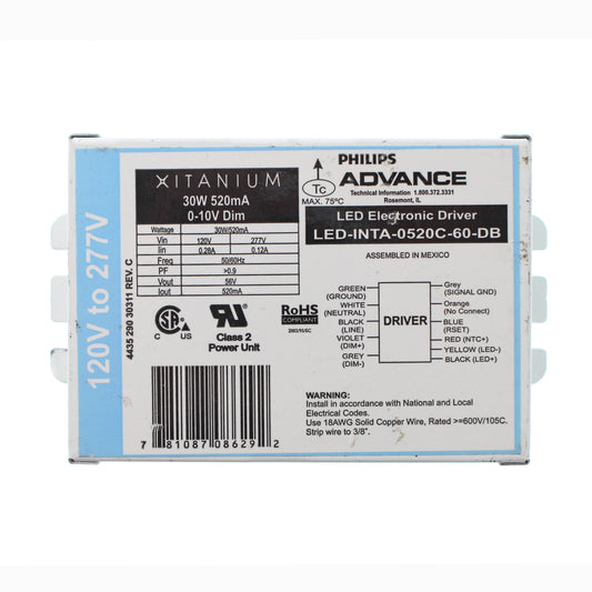 Advance Ballast LED-INTA-0520C-60-DB