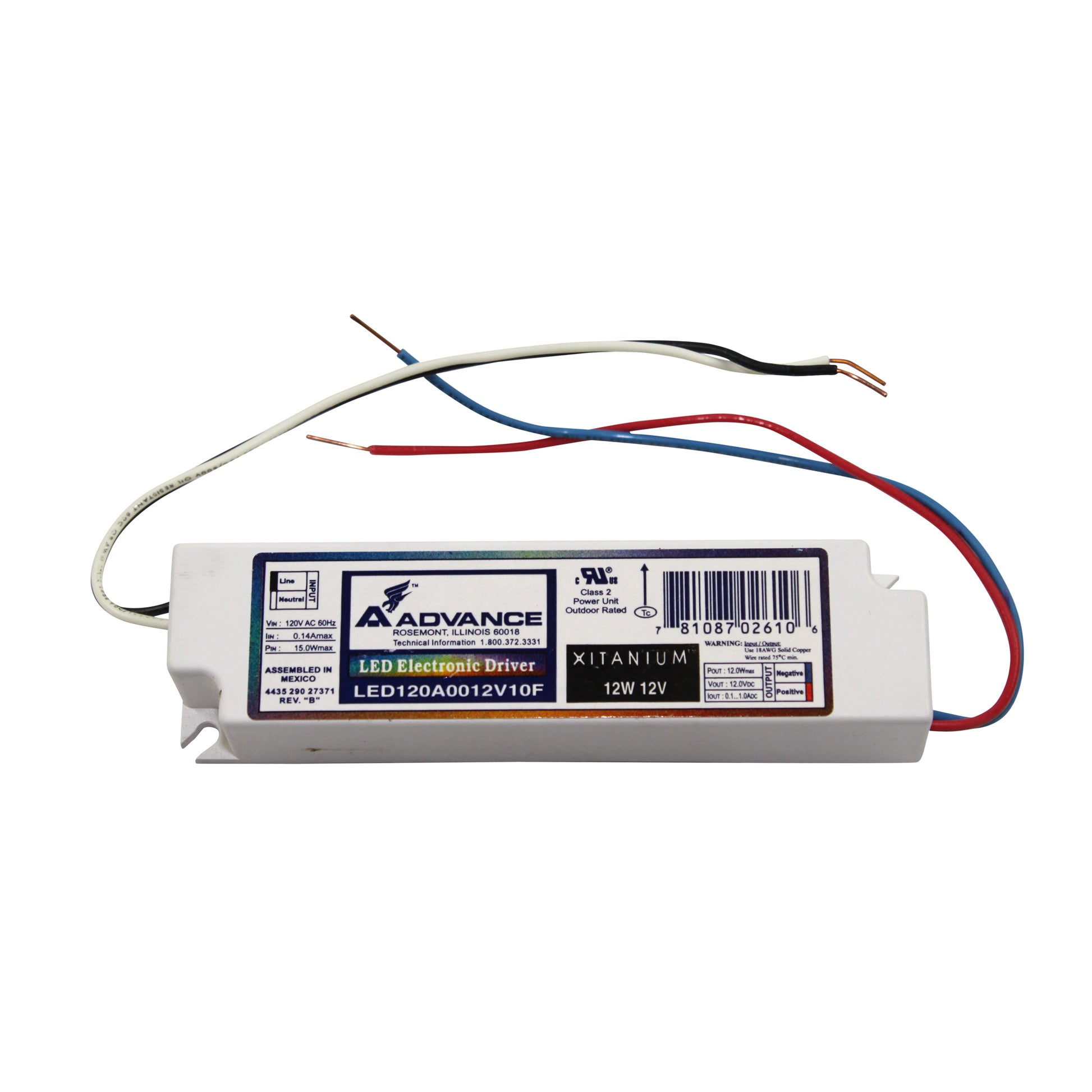 Advance Ballast LED120A0012V10FM