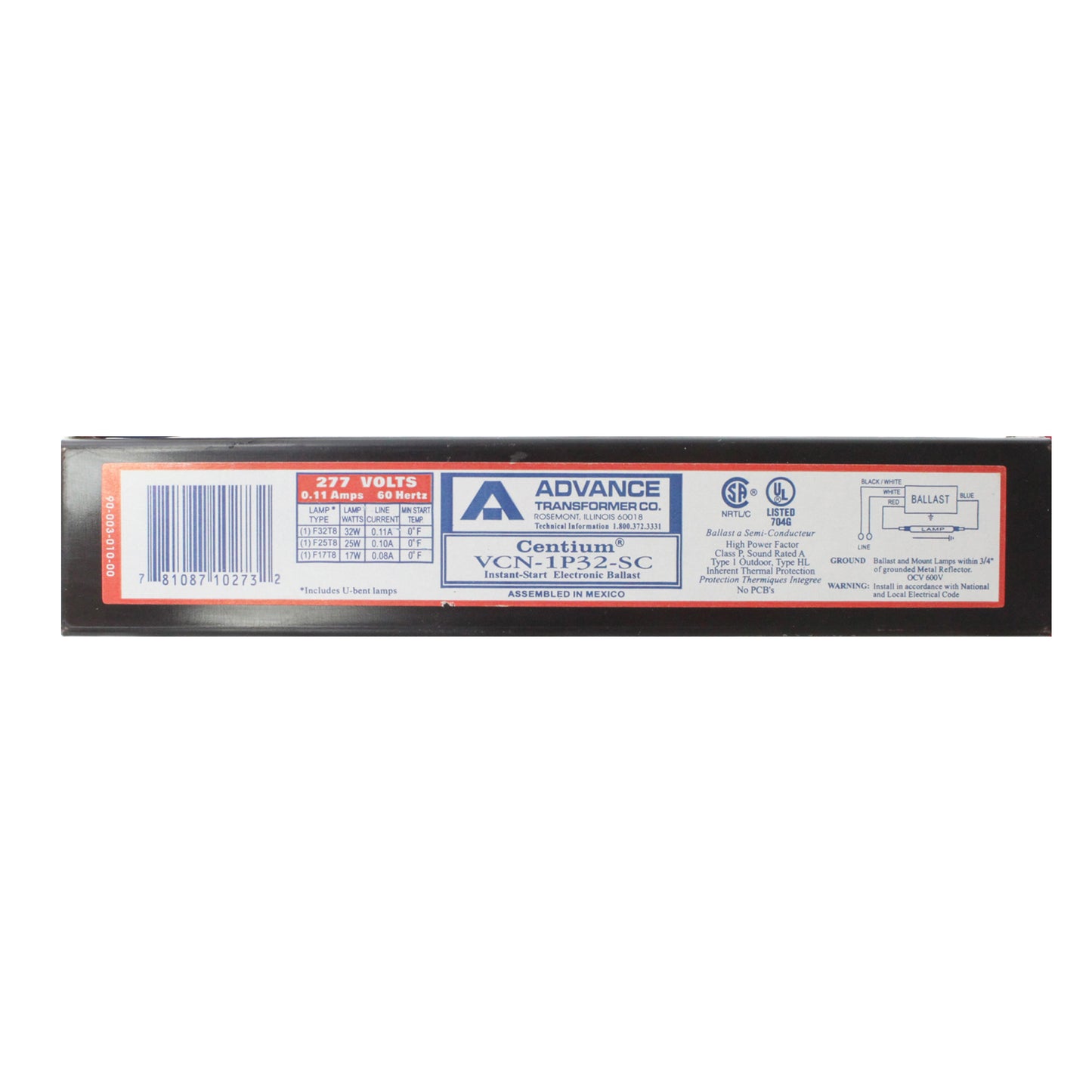 Advance Ballast VCN-1P32-SC
