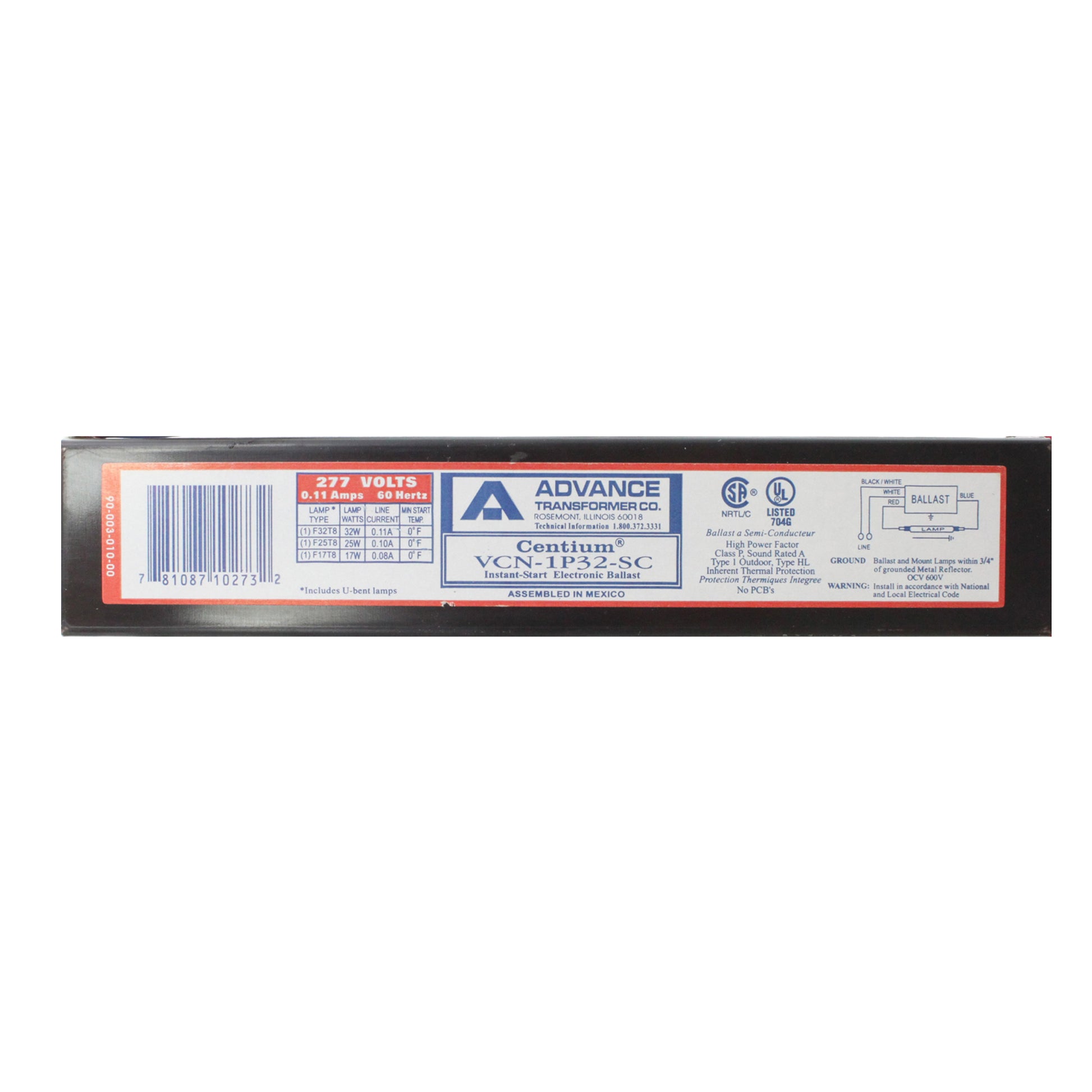 Advance Ballast VCN-1P32-SC