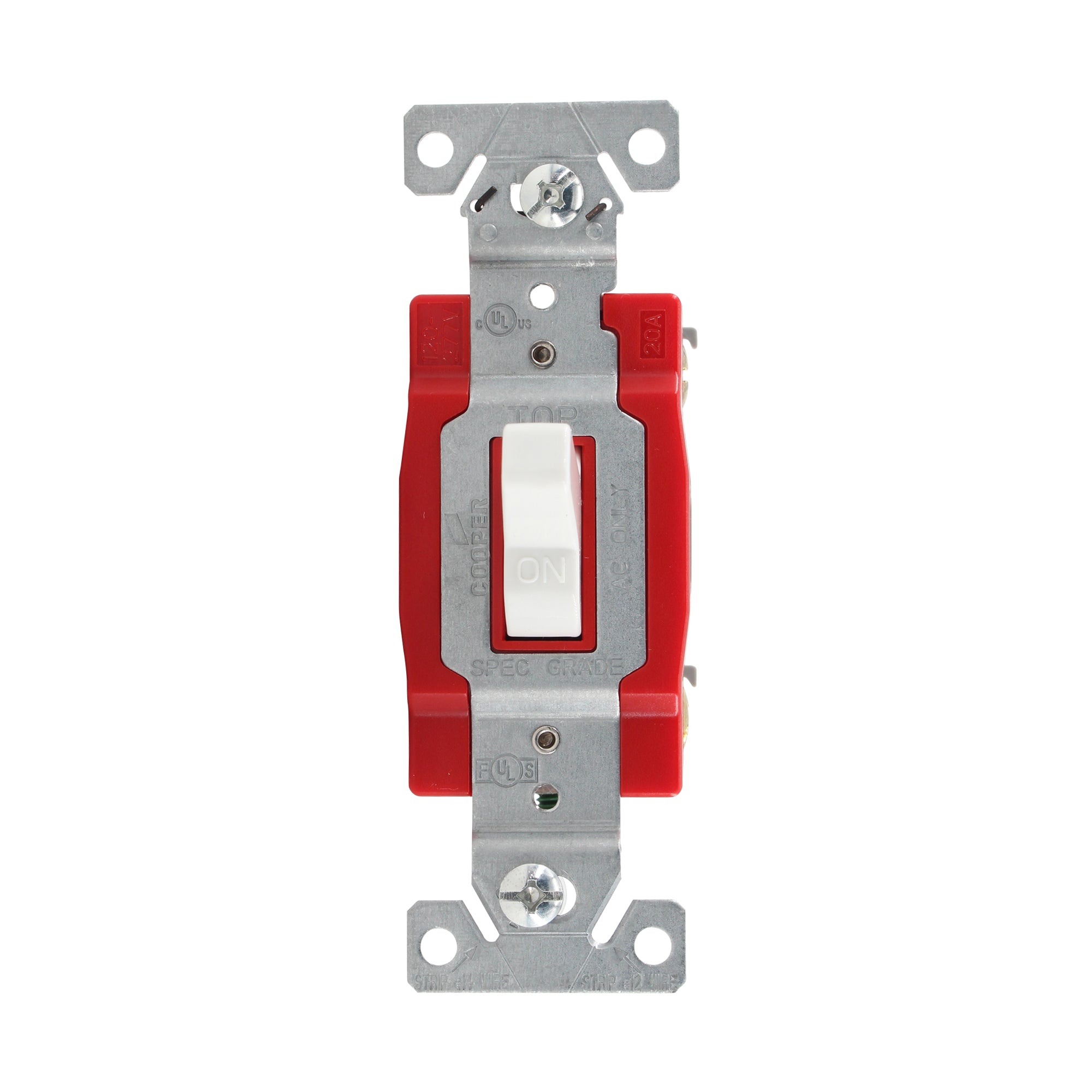 Arrow Hart 1221W Toggle Light Switch, 1-POLE, 20A, 120/277V, White, (1 ...