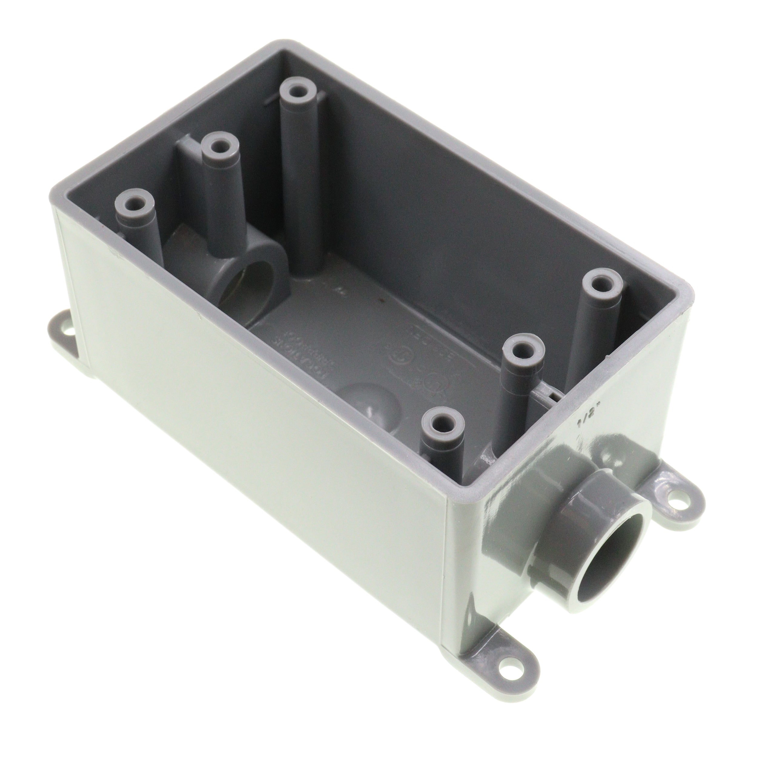 CARLON E981DFN WEATHERPROOF PVC ELECTRICAL FSC BOX, NON-METALLIC, 1-GA ...