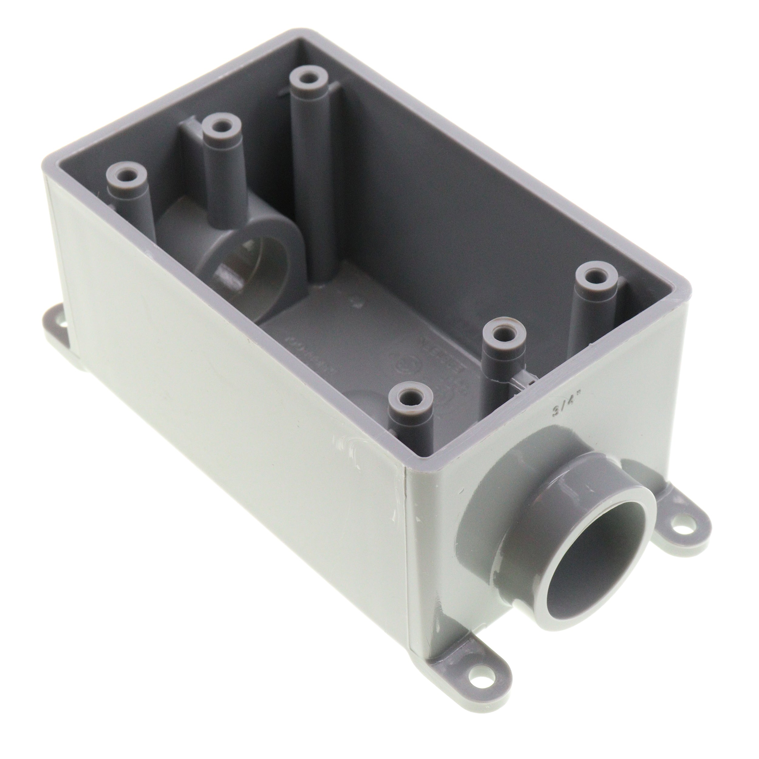 CARLON E981EFN WEATHERPROOF PVC ELECTRICAL FSC BOX, NON-METALLIC, 1-GA ...