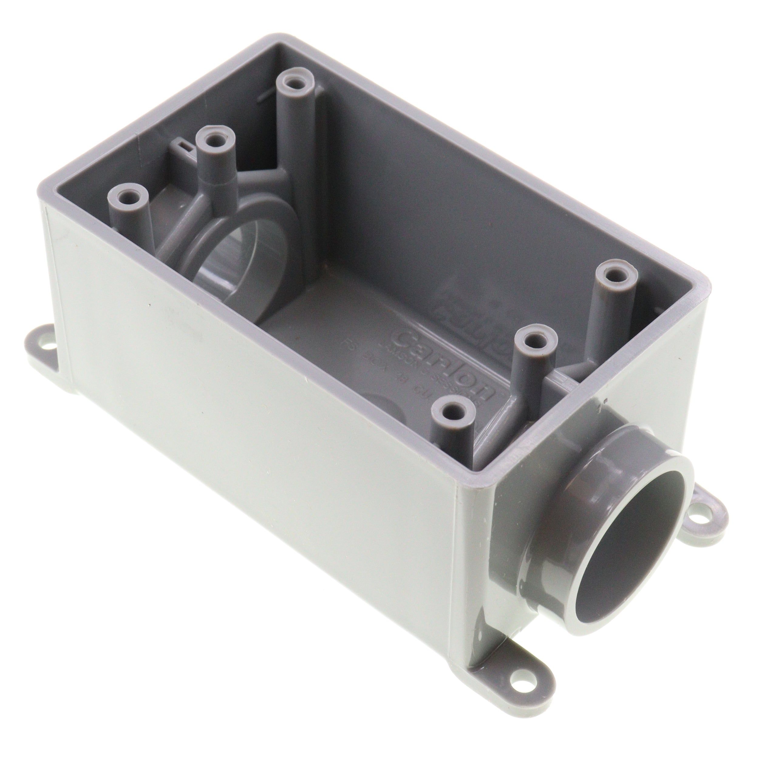 CARLON E981FFN PVC ELECTRICAL FSC BOX, NON-METALLIC, 1-GANG, 1