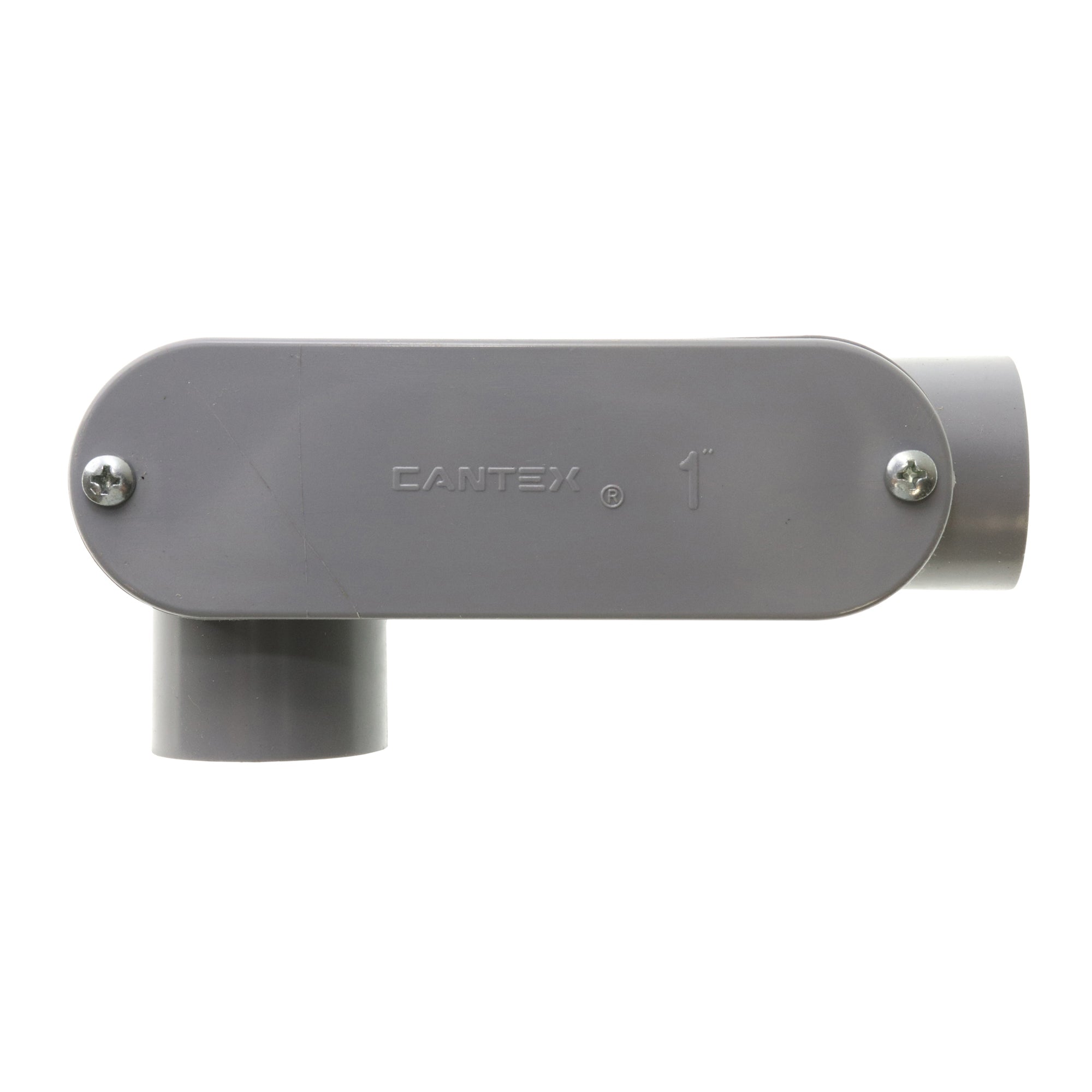 CROUSE-HINDS LR100NM NON-METALLIC PVC TYPE-LR CONDUIT BODY, 1