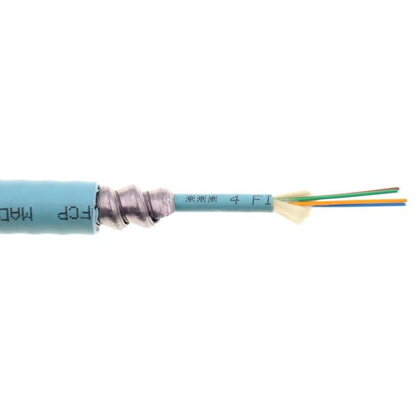 Commscope 370-COMOM3-TBA-04 Lazrspeed OM3 Armored Plenum Fiber, 4F, 10 ...