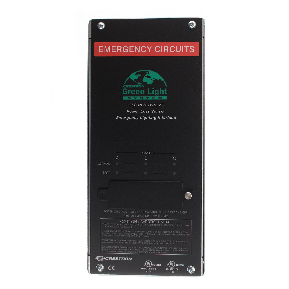 Crestron Gls Part Crestron GLS-PLS-120/277 Green-light Emergency Lighting Power Loss Sen ...