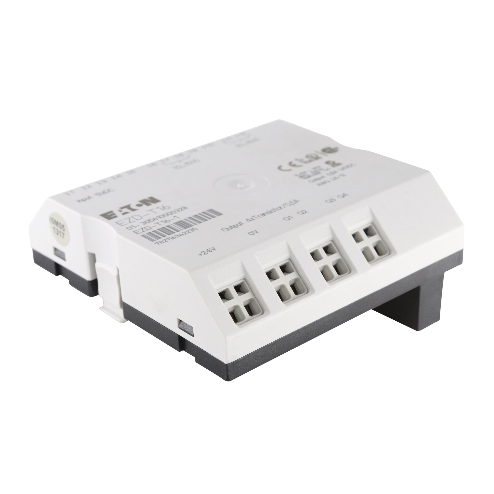 EATON EZD-T16 DIGITAL I/O MODULE, DIN MOUNT, 16 I/O, 12 DC INPUT, 4 OU ...