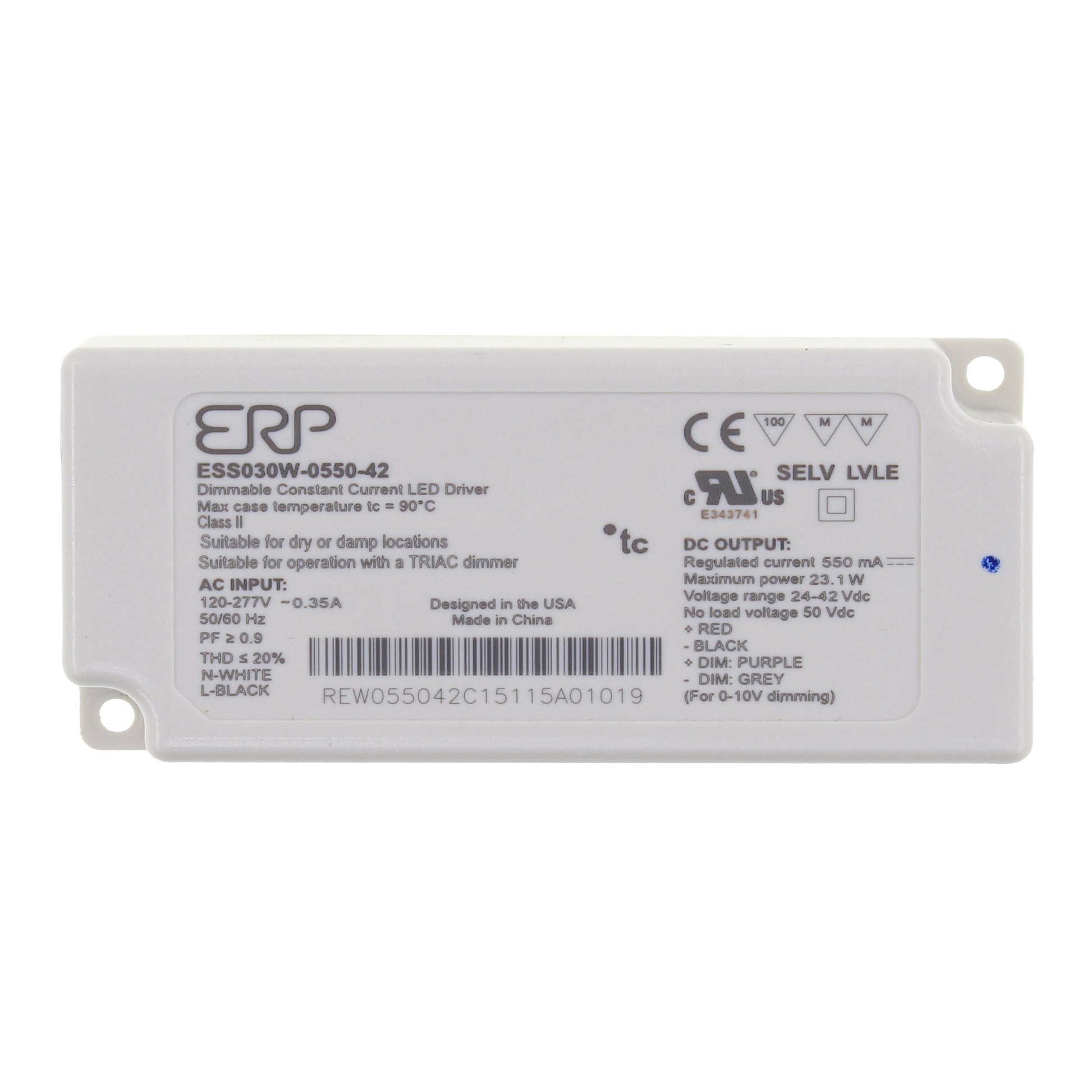 ERP Power, LLC ESS030W-0550-42
