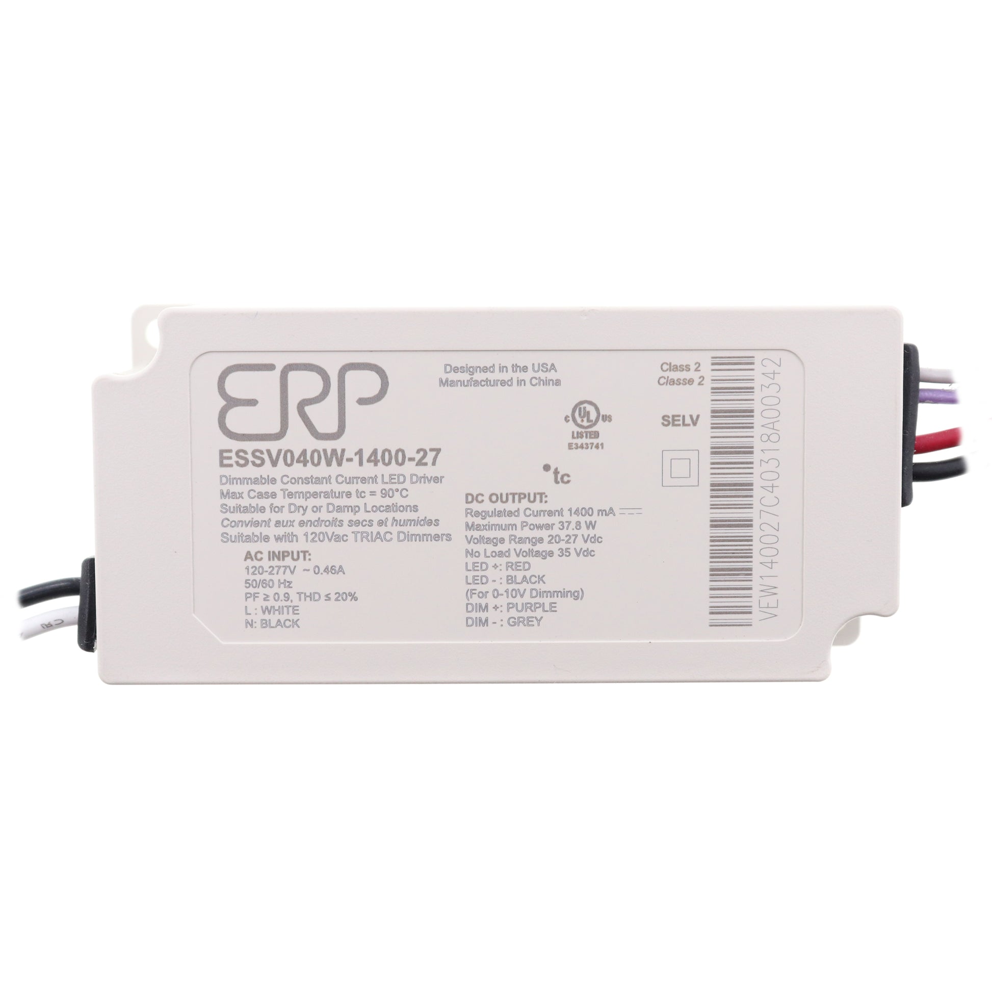 ERP ESSV040W-1400-27