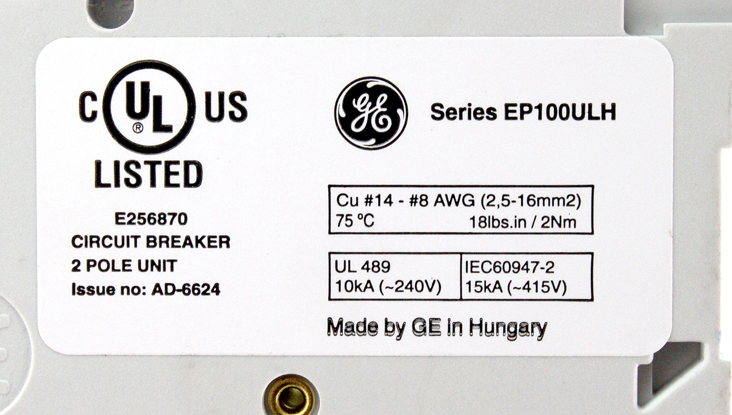 General Electric, Inc. EP102ULH
