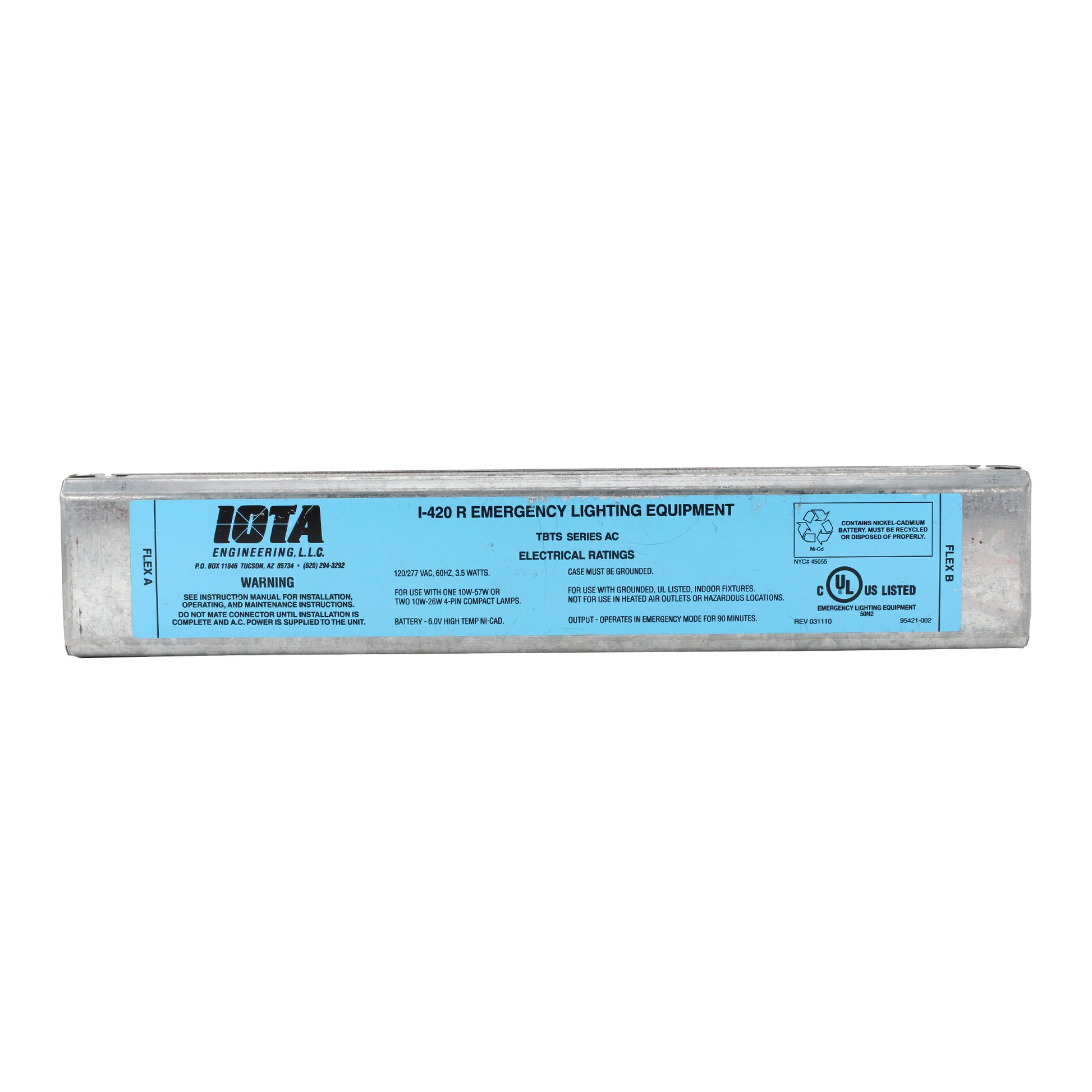 Iota Engineering Co. I-420-R-TBTS-SERIES-AC