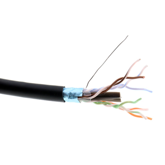 Liberty Wire & Cable 24-4P-P-L6SH-BLK-1000-FT