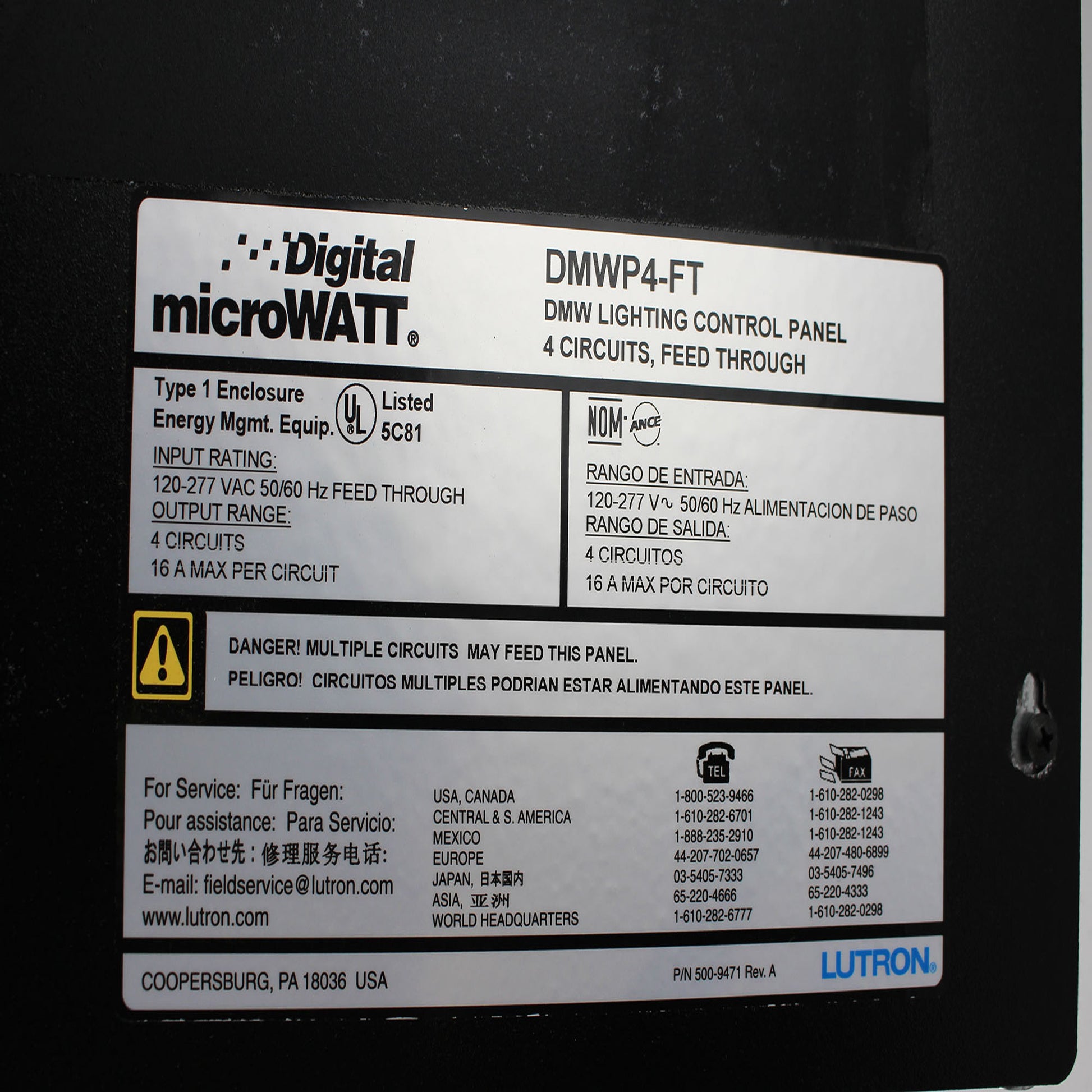 Lutron DMWP4-FT