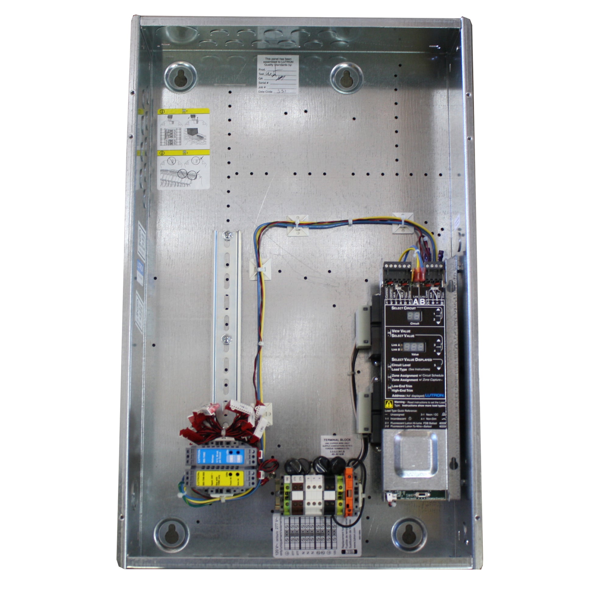 Lutron Lighting Control Relay Panel | Shelly Lighting