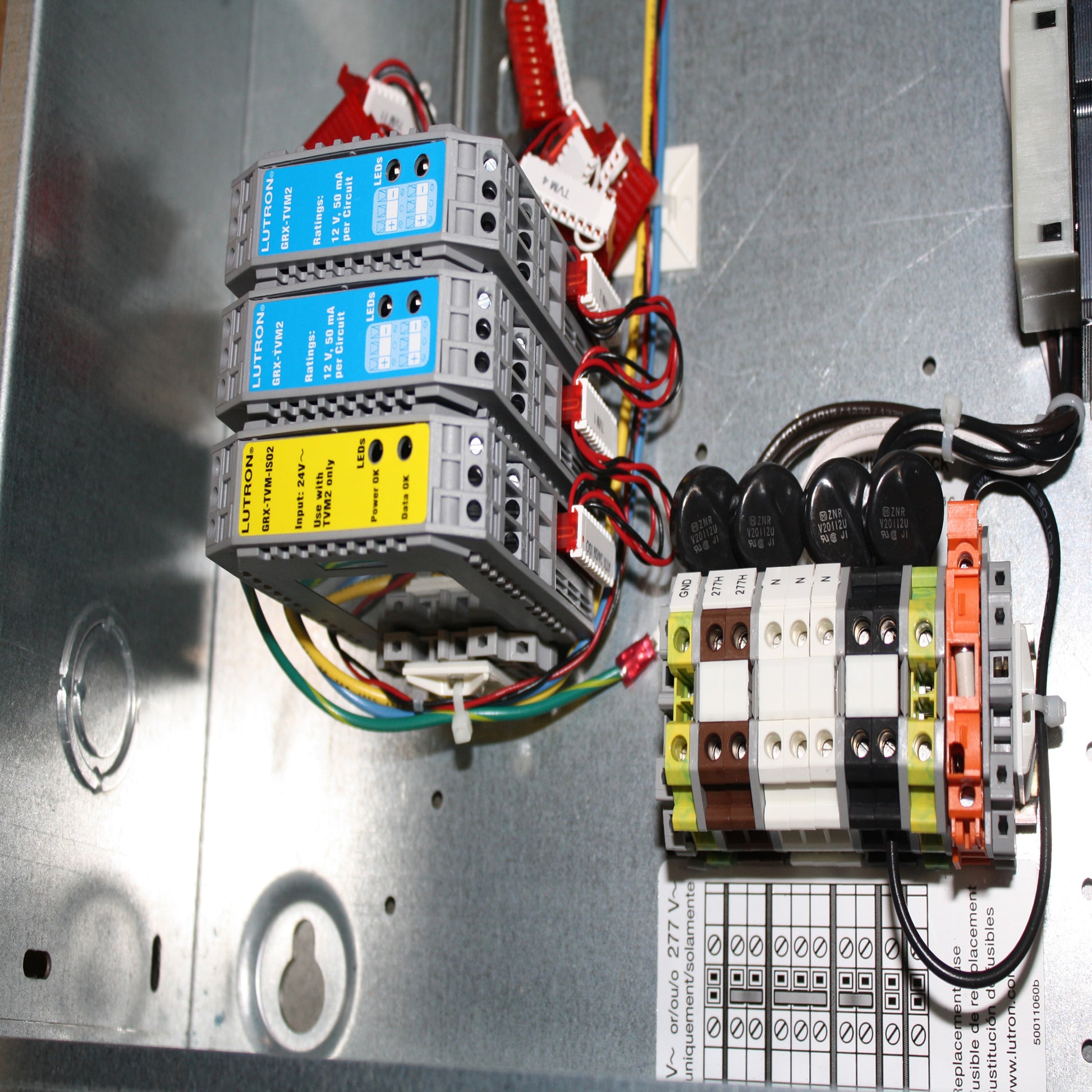 Lutron Lighting Control Relay Panel | Shelly Lighting