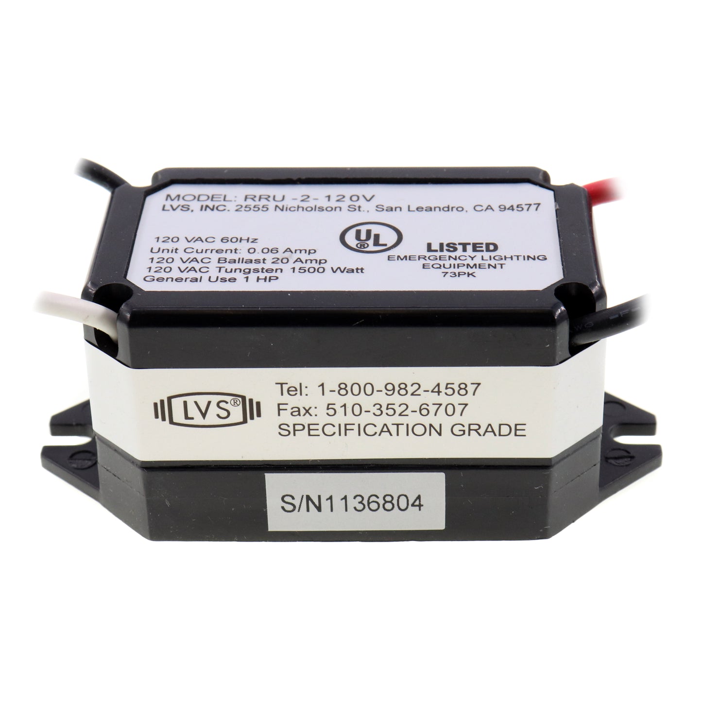 LVS Controls RRU-2-120V