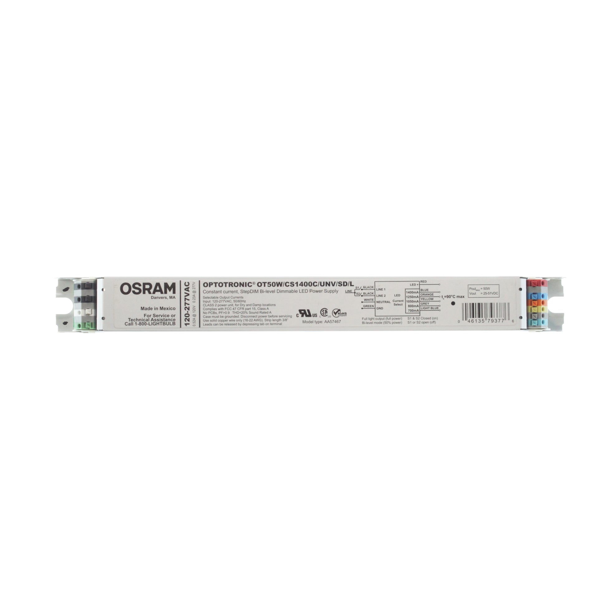 Optotronic OT50W-CS1400C-UNV-SD-L