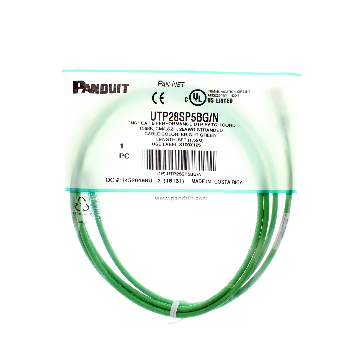 Panduit UTP28SP5BG/N