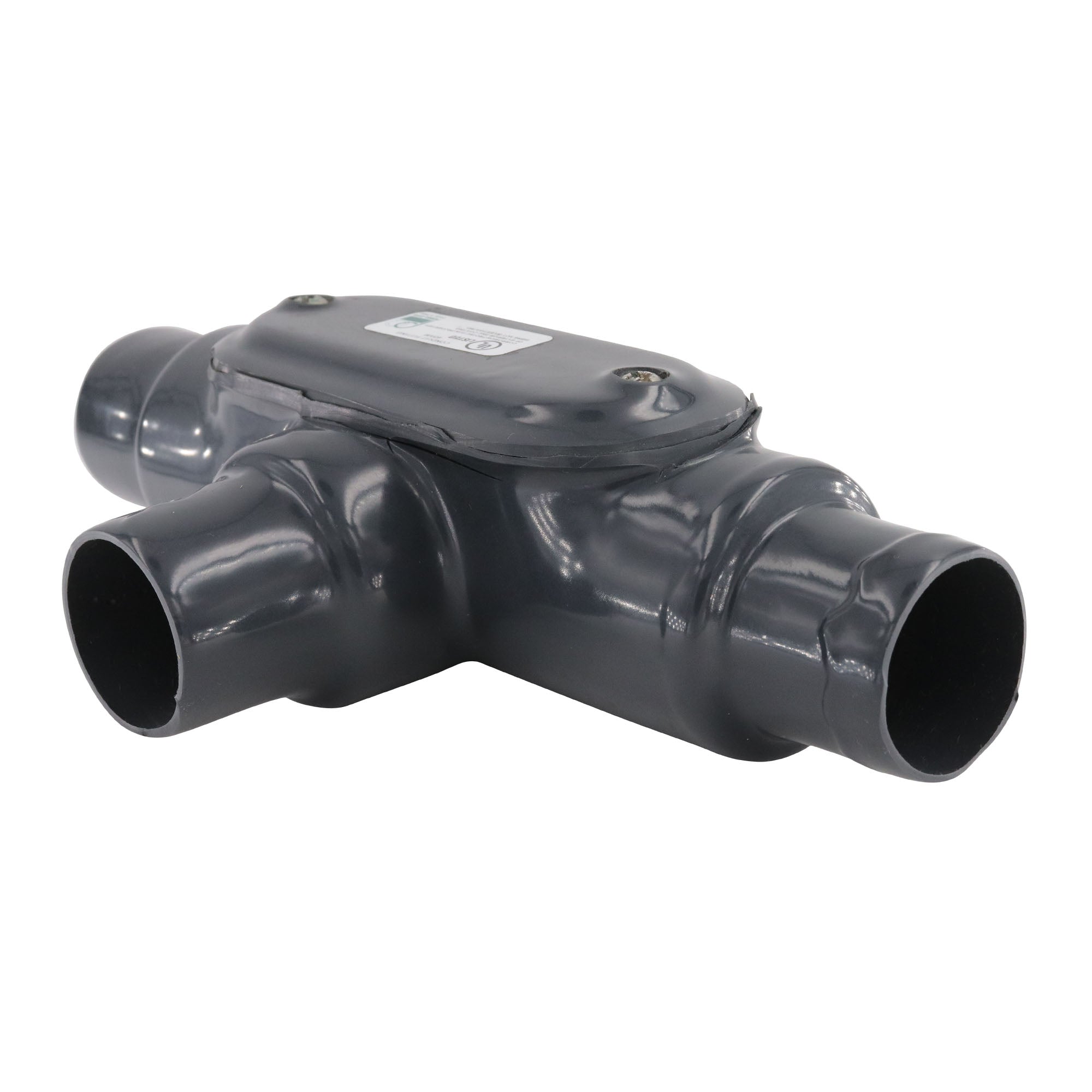 PERMA-COTE PMT47 PVC COATED CONDUIT BODY, TYPE-T, FORM-7, 1-1/4 ...
