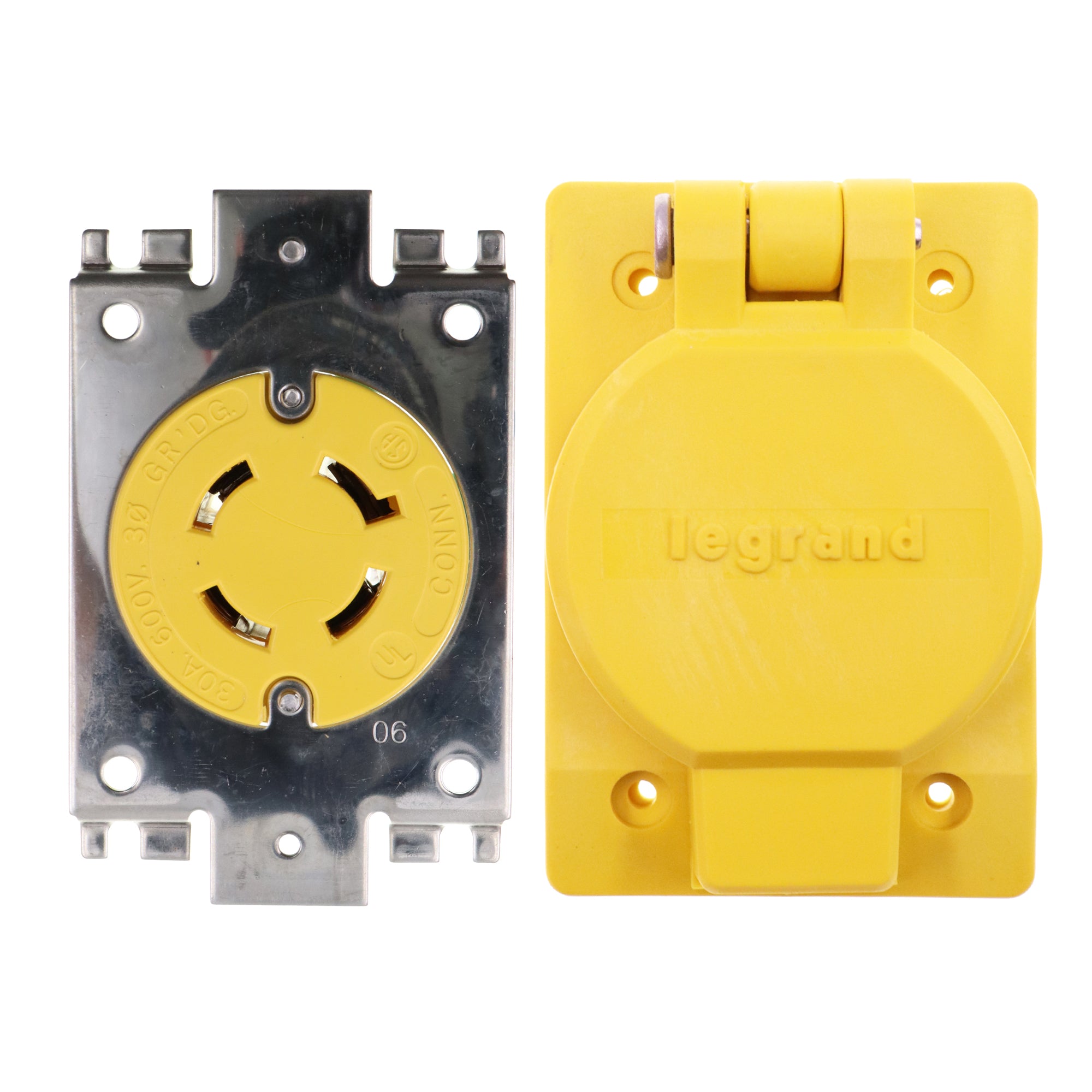 Wph26 Pass&SeymourPs69w77LockingWateritghtReceptacle+Cover,L17-30r – Toomanyamps
