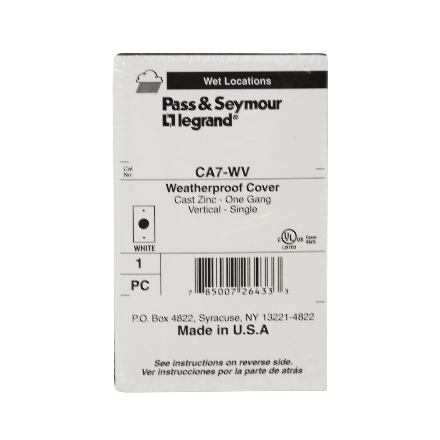 Pass & Seymour Legrand CA7-WV