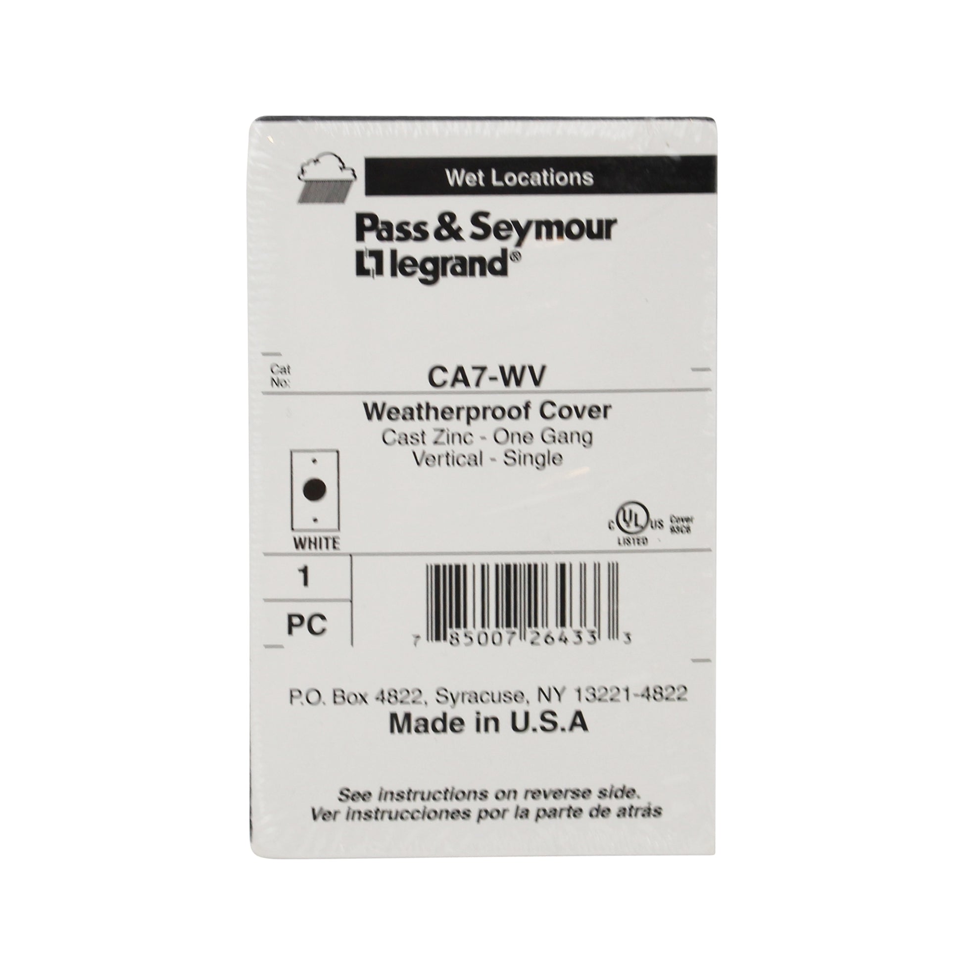 Pass & Seymour Legrand CA7-WV
