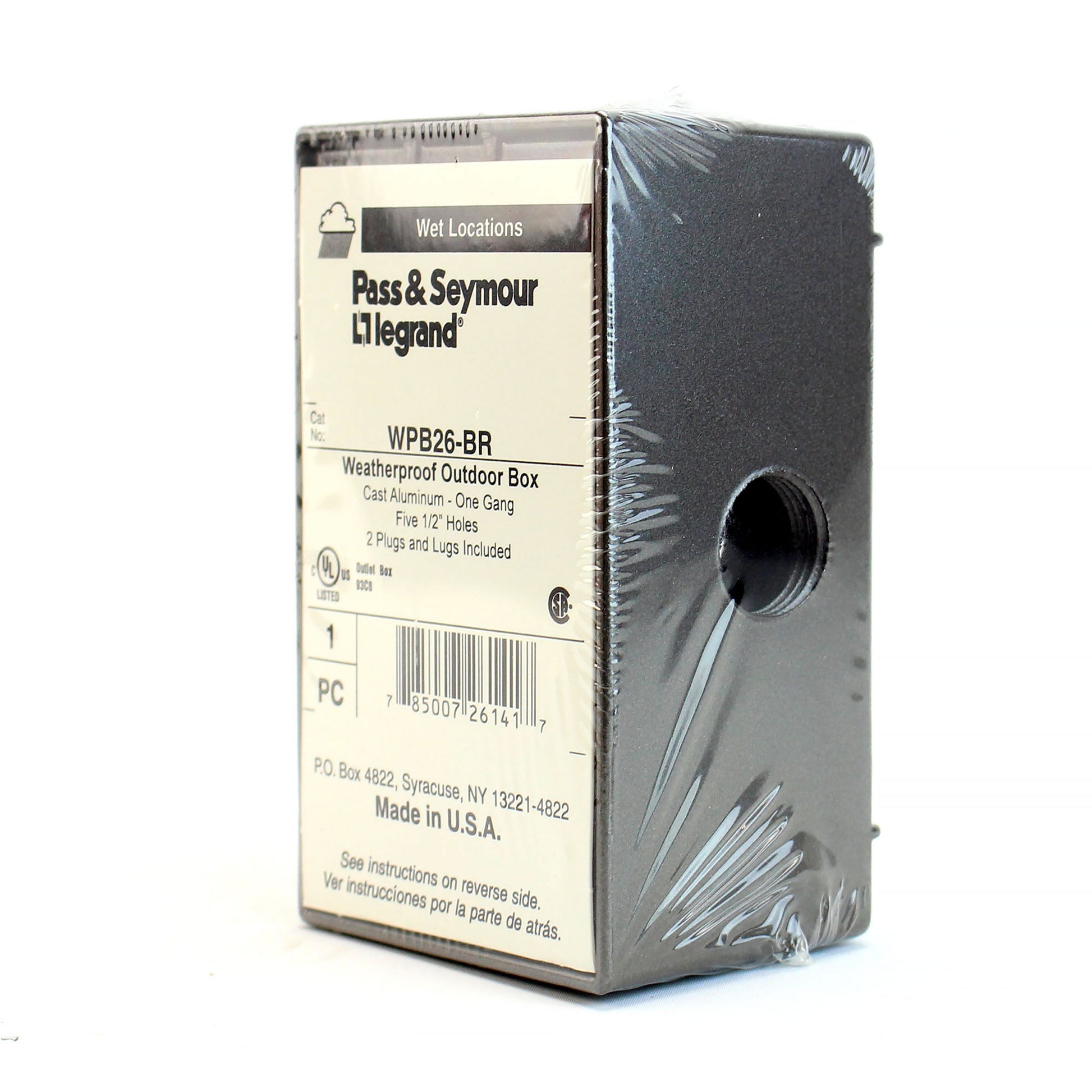 Pass & Seymour Legrand WPB26-BR