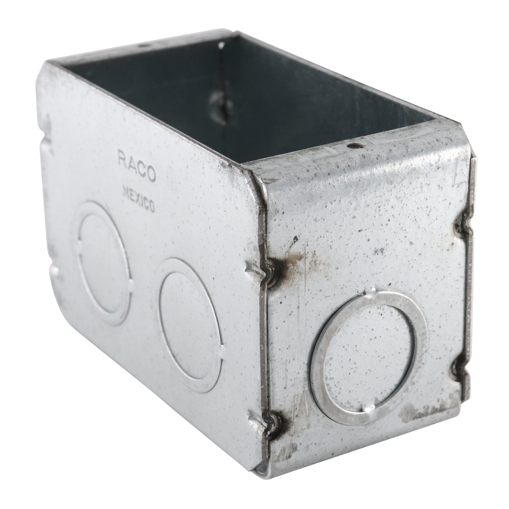 Raco Tools Box Raco 690 Masonry Box, 1-GANG, 2-1/2& Deep, 1/2& & 3/4& Kos, Steel ...