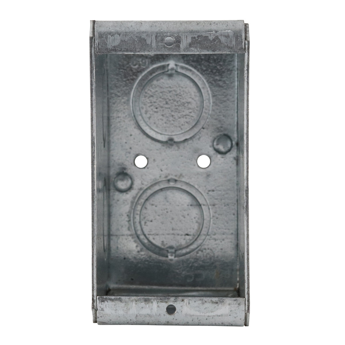Raco Rack Raco 690 Masonry Box, 1-GANG, 2-1/2& Deep, 1/2& & 3/4& Kos, Steel ...