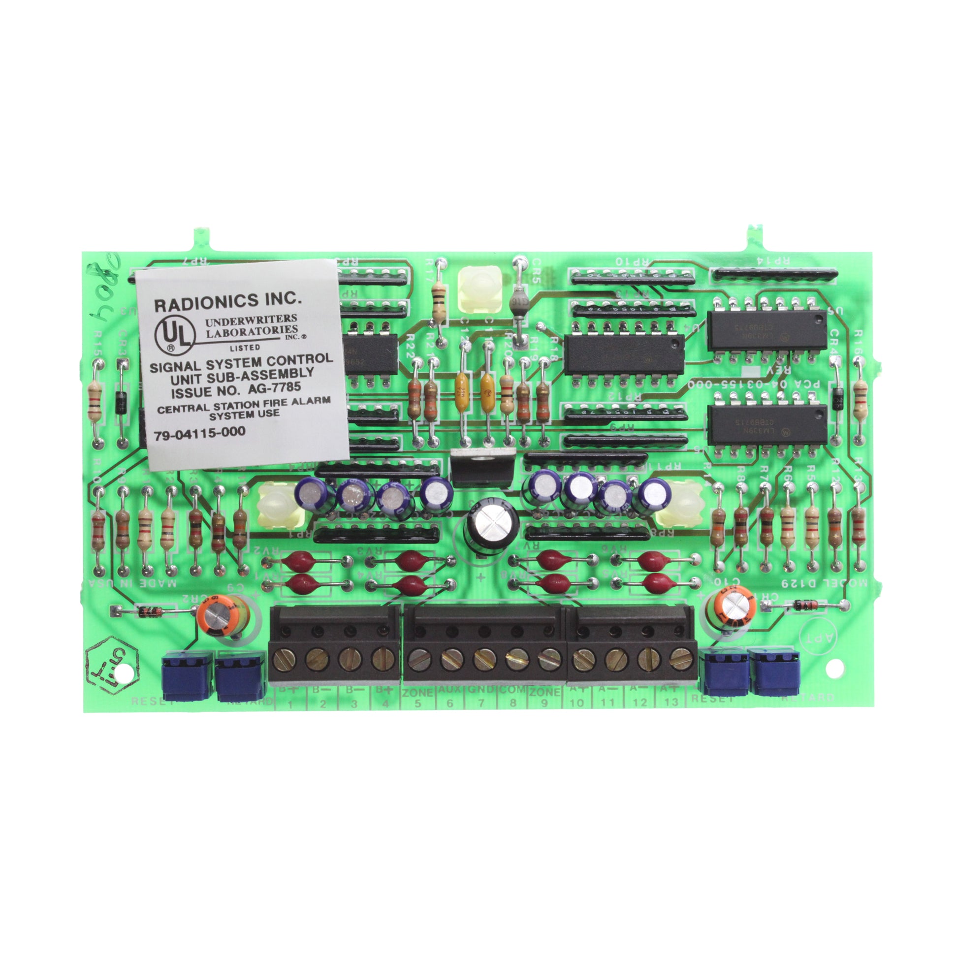 RadionicsD129DualClassAInitiaitingCircuitModuleClassAFireLo – Toomanyamps