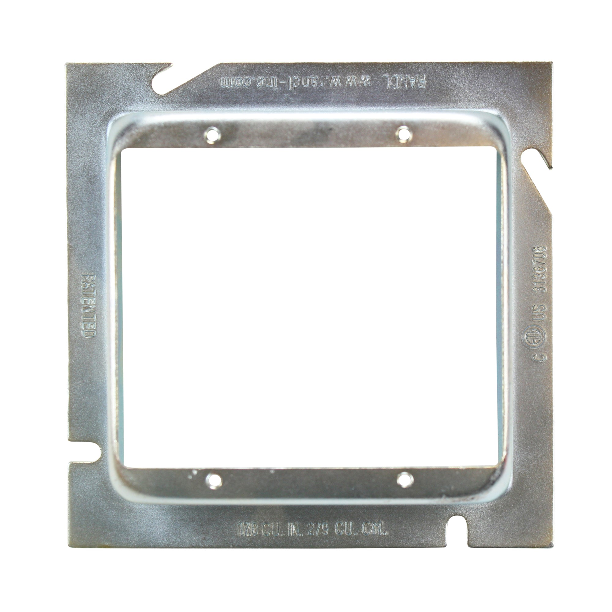 Telecom 2 Inch D Rings Randl L-52G114 5& Square Telecommunication 2-GANG Extension Ring (10 P ...