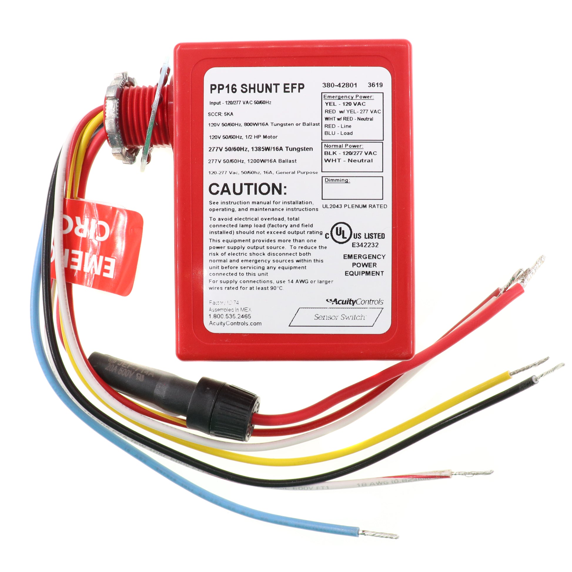Sensor Switch PP16-SHUNT-EFP